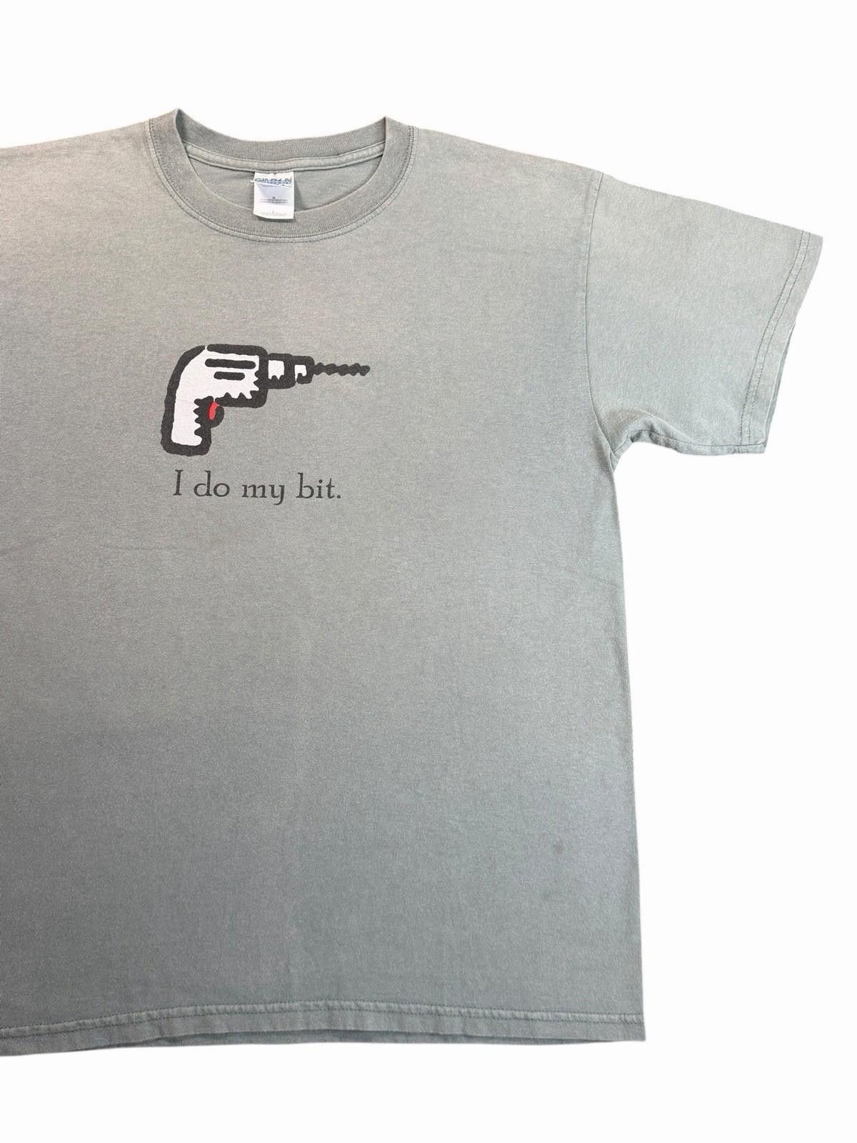 Gildan Gildan Ultra Cotton Heavyweight “I Do My Bit” Funny Shirt L Size US L / EU 52-54 / 3 - 3 Thumbnail