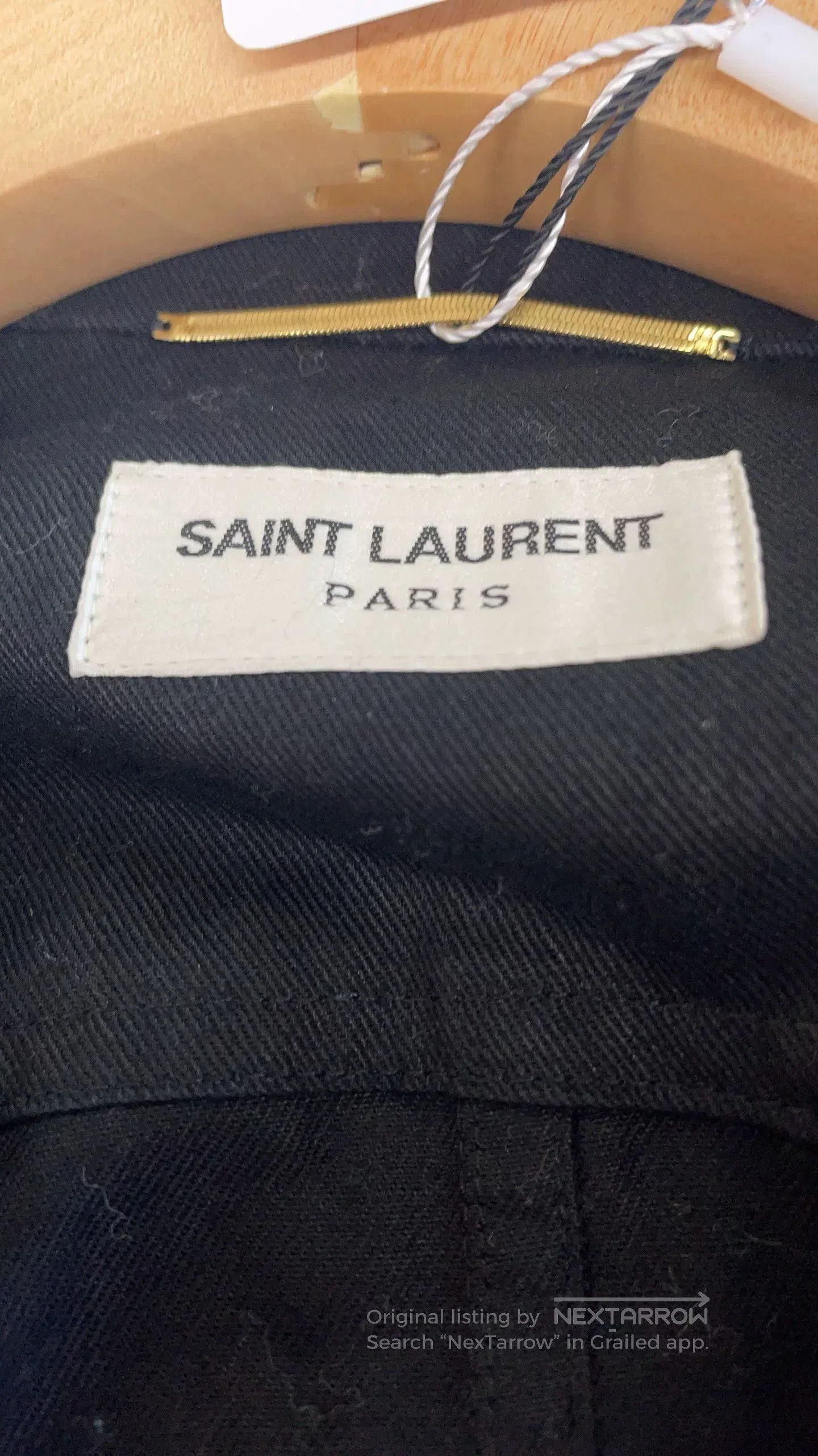 Saint Laurent Paris Saint Laurent Black Utility Jacket. Size US M / EU 48-50 / 2 - 3 Thumbnail