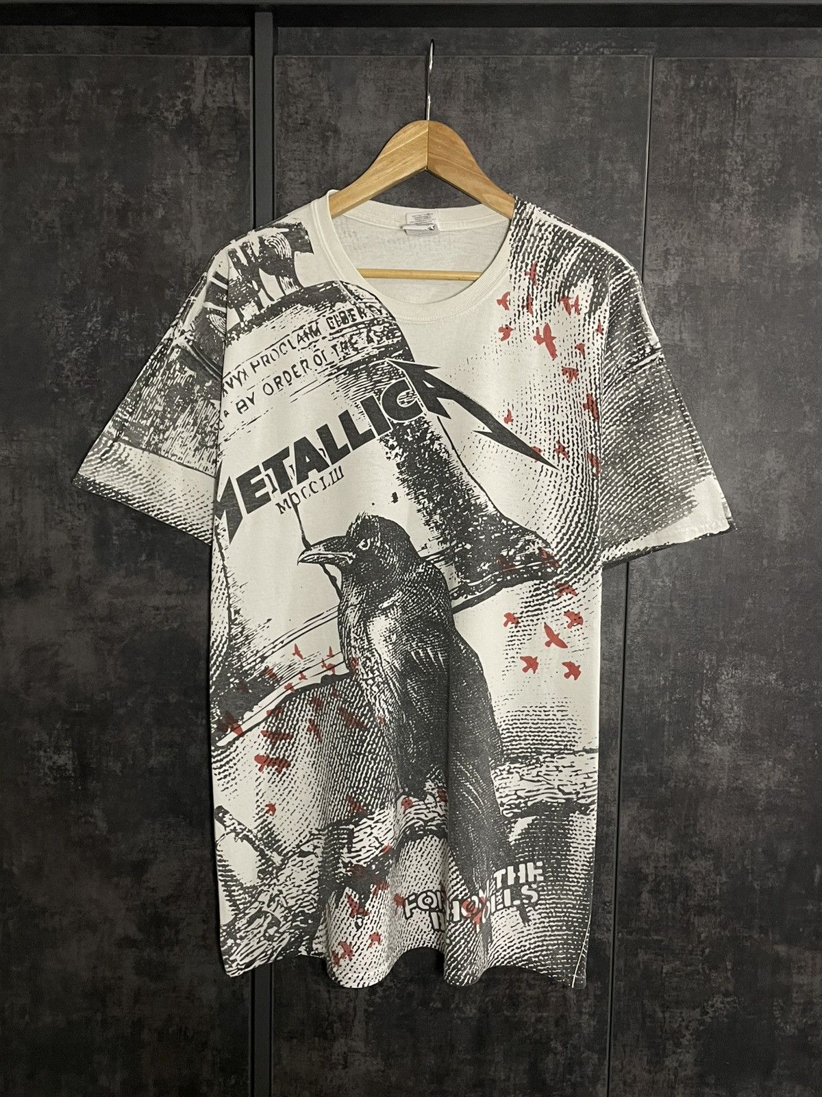 Vintage Metallica AOP 2013 T-shirt COF Sabbath Oasis Deftons