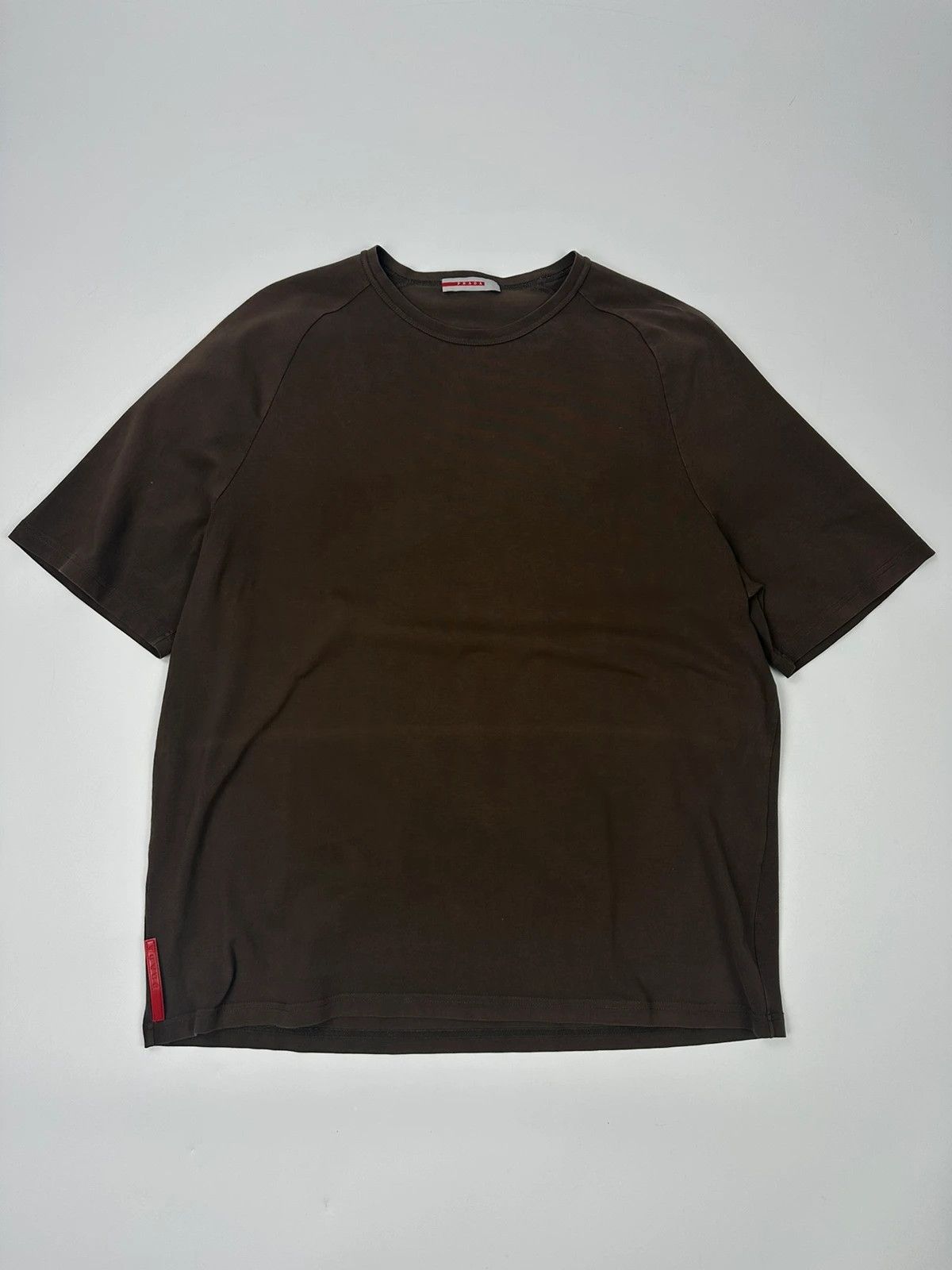 Prada Prada Sport 00’s Brown Short Sleeve Tee Zip Pocket Size US XXL / EU 58 / 5 - 1 Thumbnail