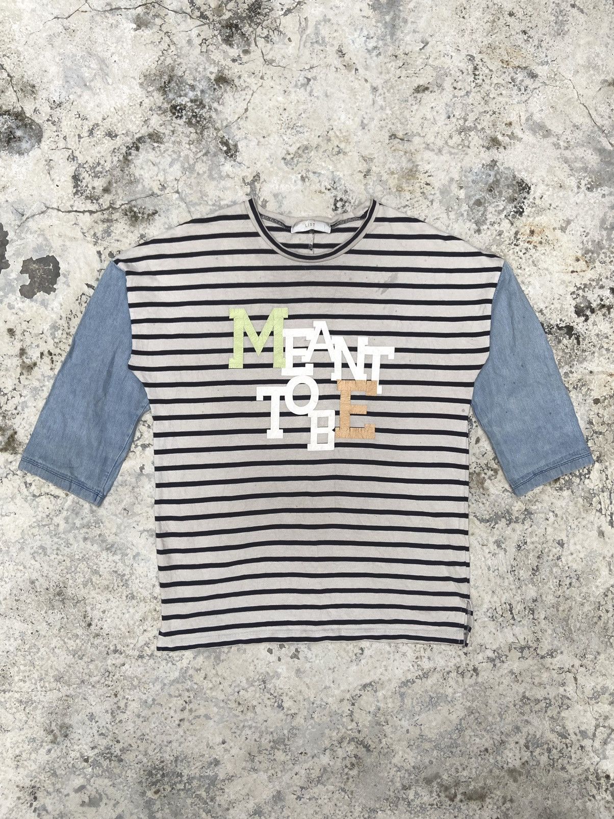 Beauty Beast × Hysteric Glamour × Japanese Brand 2000s reglan striped feeding tag long sleeve t-shirt Size M / US 6-8 / IT 42-44 - 2 Thumbnail
