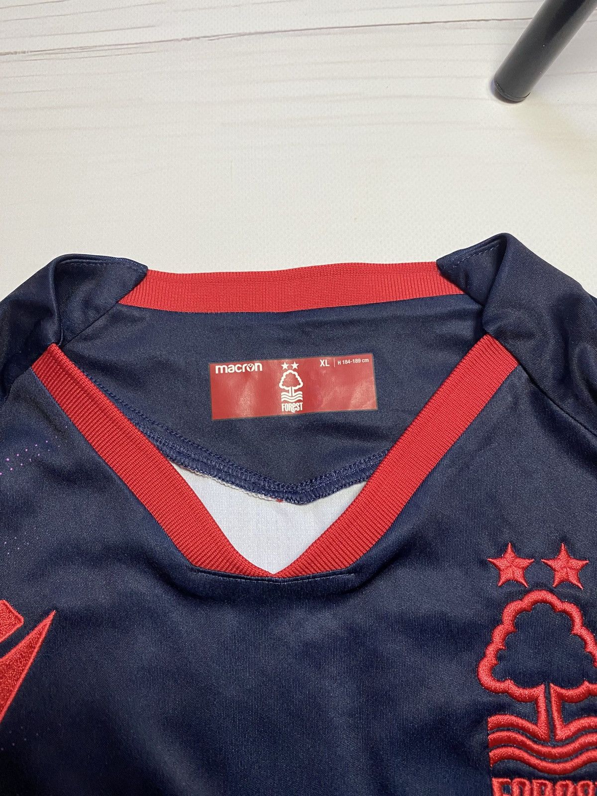 Macron Macron Nottingham Forest 2021/22 away football y2k t shirt Size US XL / EU 56 / 4 - 3 Thumbnail