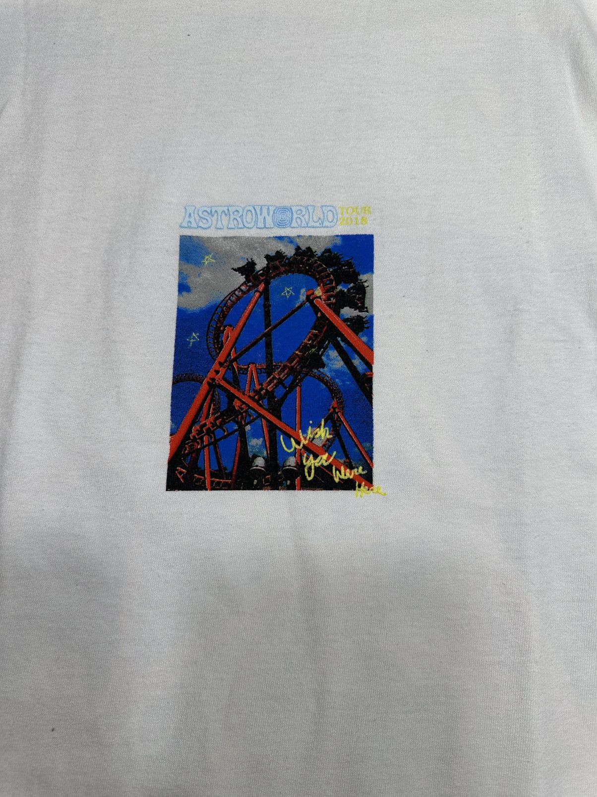 Travis Scott Travis Scott Roller Coaster Tee Astroworld Tour/2XL Size US XXL / EU 58 / 5 - 4 Thumbnail
