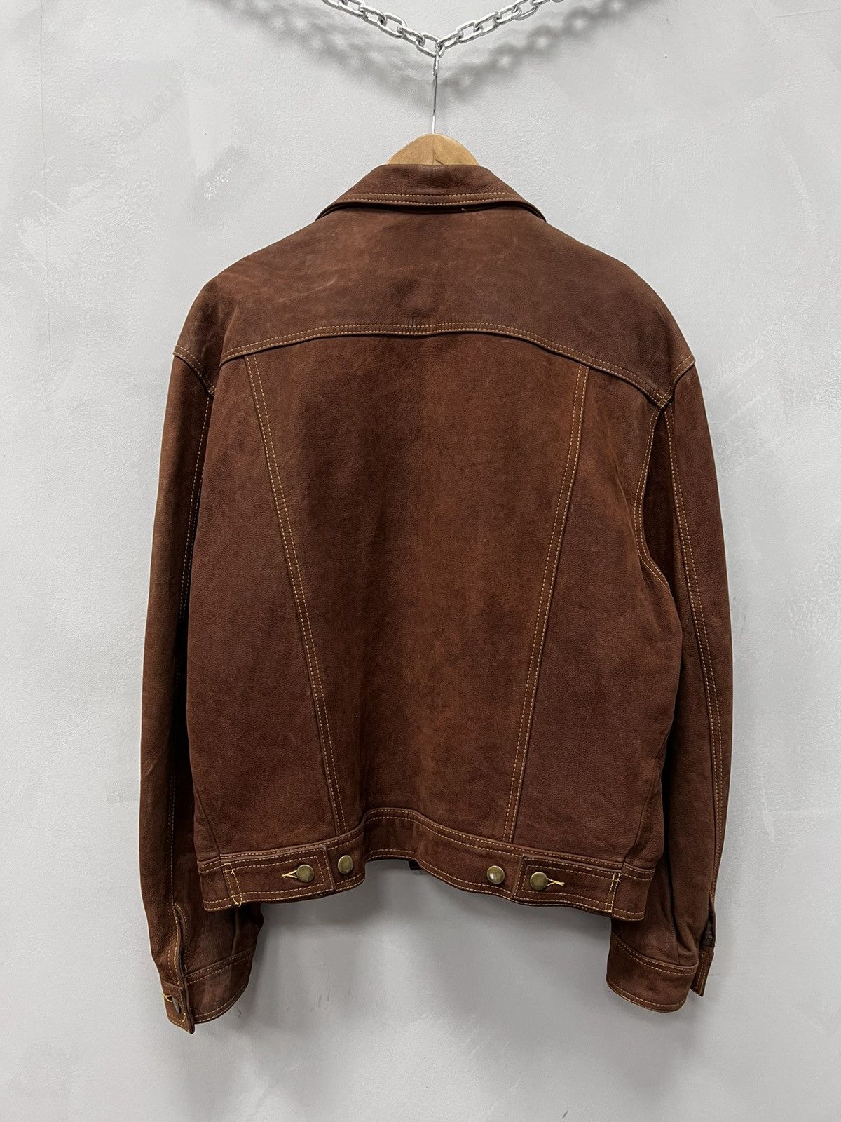 Vintage Cropped suede Real Leather Vintage Avantgarde Jacket Size US M / EU 48-50 / 2 - 8 Thumbnail