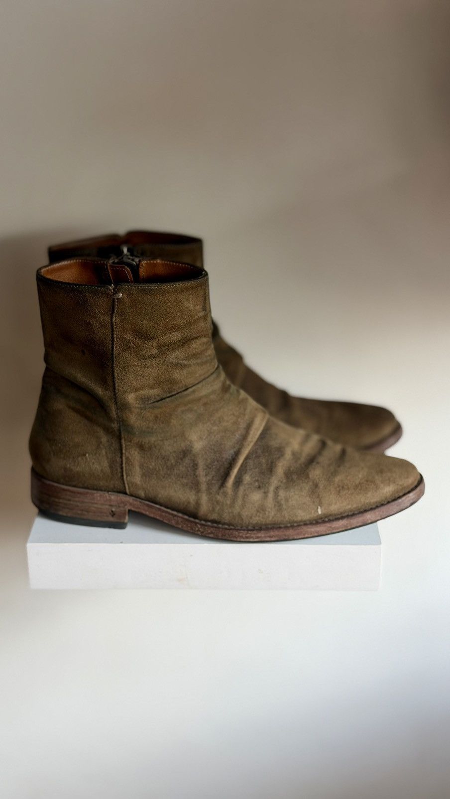John Varvatos John Varvatos Sharpei Morrison suede leather boots 7.5 Size US 7.5 / EU 40-41 - 9 Thumbnail