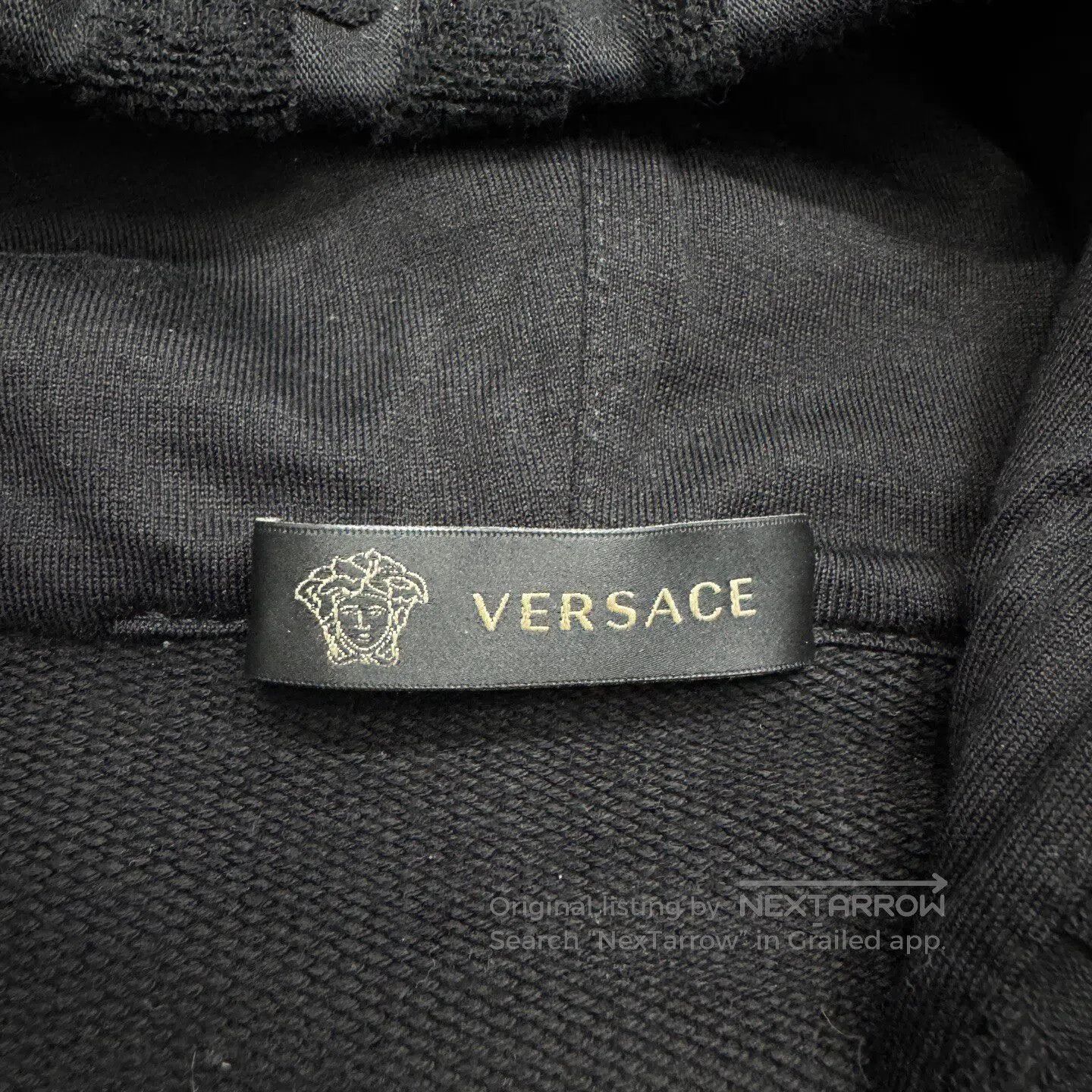 Versace Versace Letter-printed hooded hoodie| Size US L / EU 52-54 / 3 - 3 Thumbnail