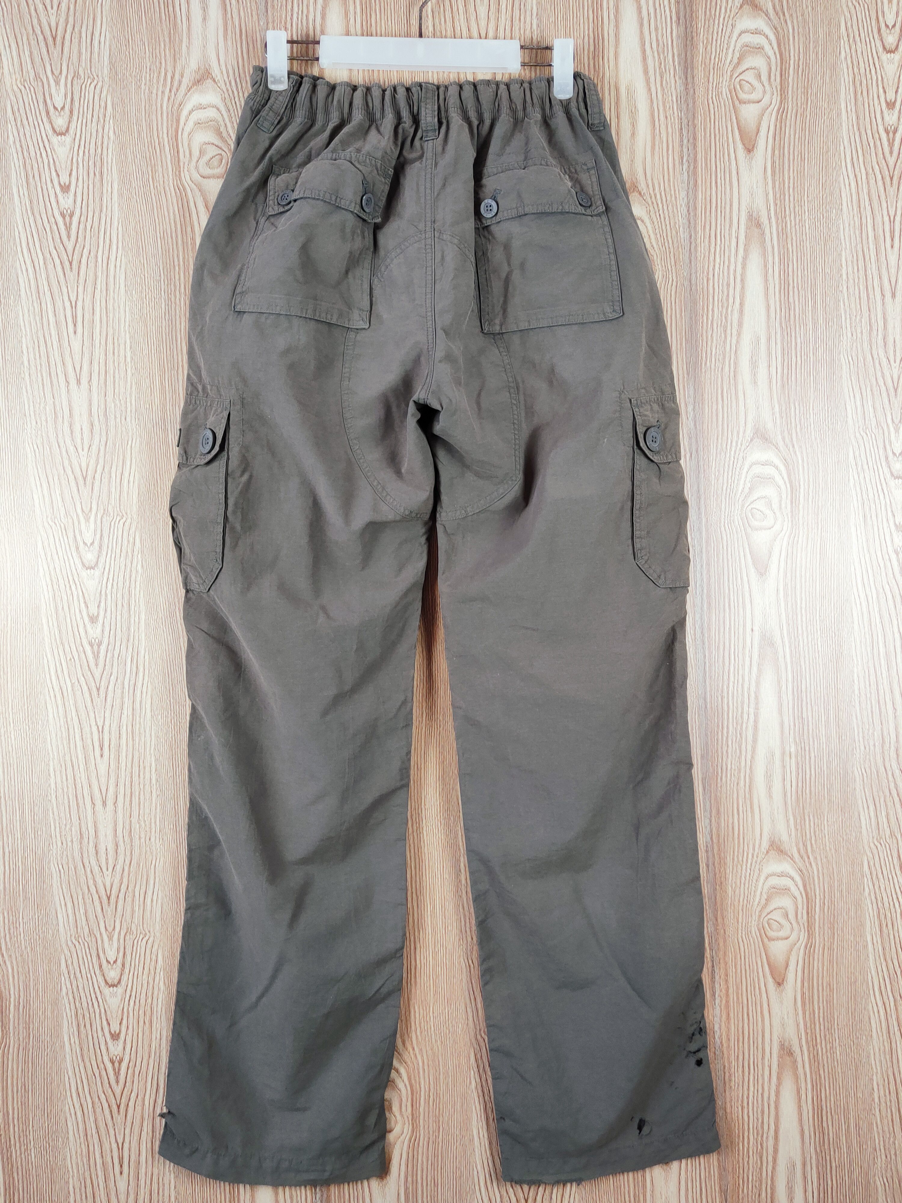 Japanese Brand Redskins Olive Faded Multipocket Tactical Cargo Pants #W527 Size US 30 / EU 46 - 10 Thumbnail