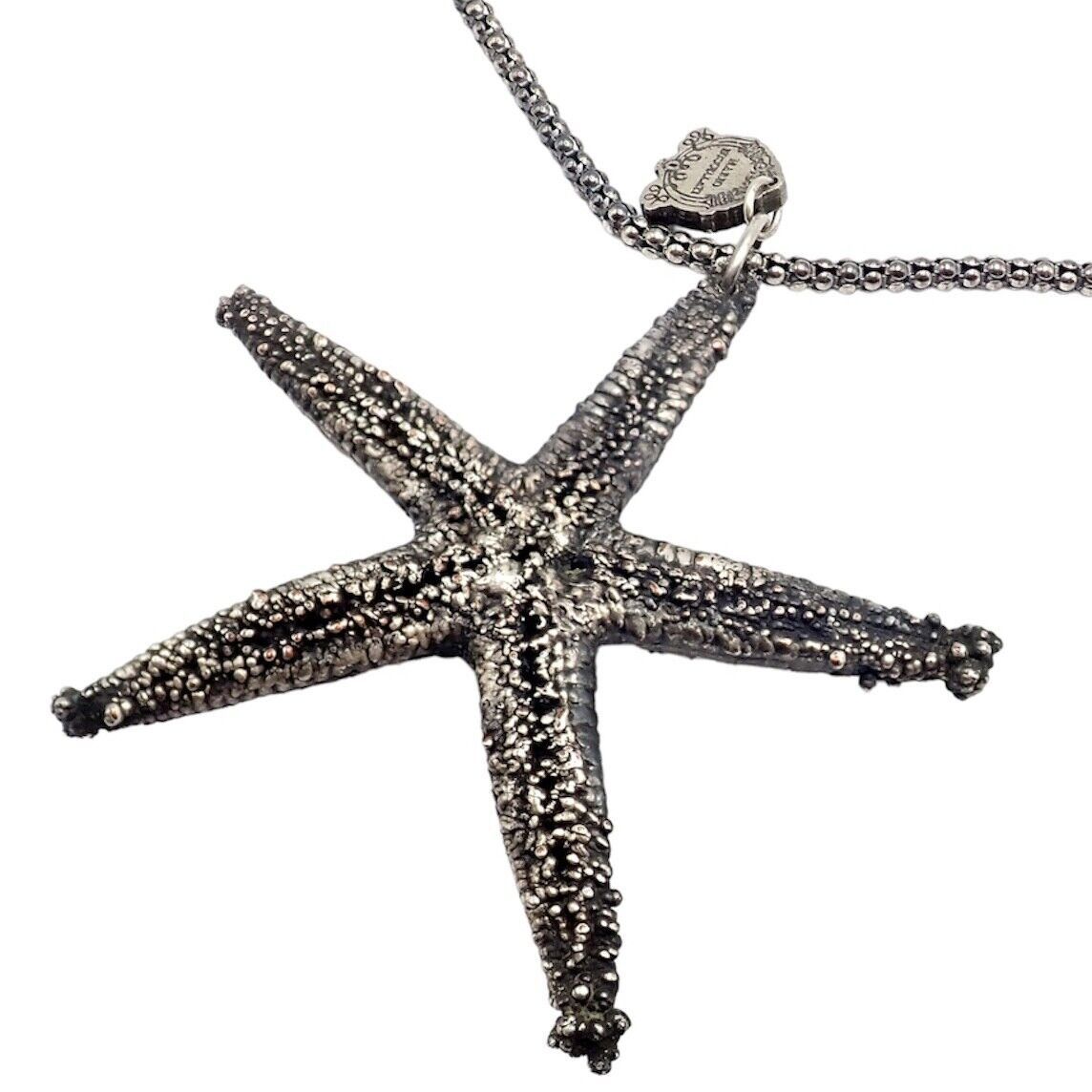 Buccellati Silver Large Starfish Statement Necklace