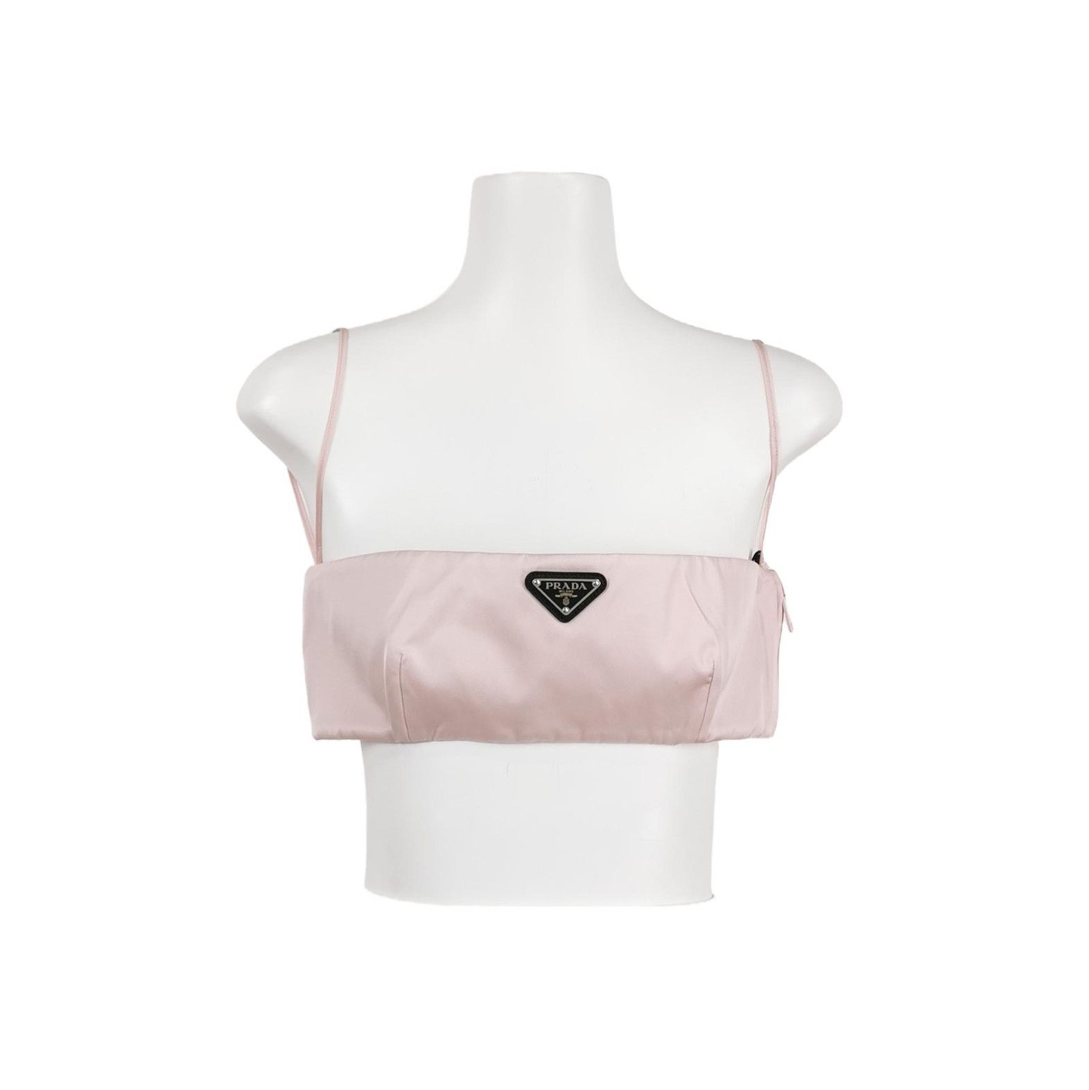 Prada Prada Solid Color Triangle Logo Tank Top 0089 Size S / US 4 / IT 40 - 1 Thumbnail