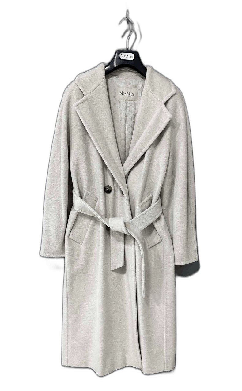 Max Mara Long Coat by MaxMara in White Size S / US 4 / IT 40 - 1 Thumbnail