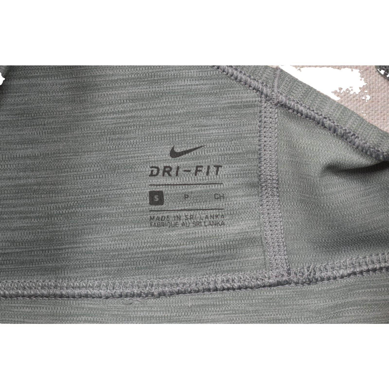 Nike Nike Dri-FIT Women's Small Gray Racerback Sports Bra Activewear Shirt Sleeveless Nike Women Bra Gray Heathered Striped 90s? Size ONE SIZE - 8 Thumbnail
