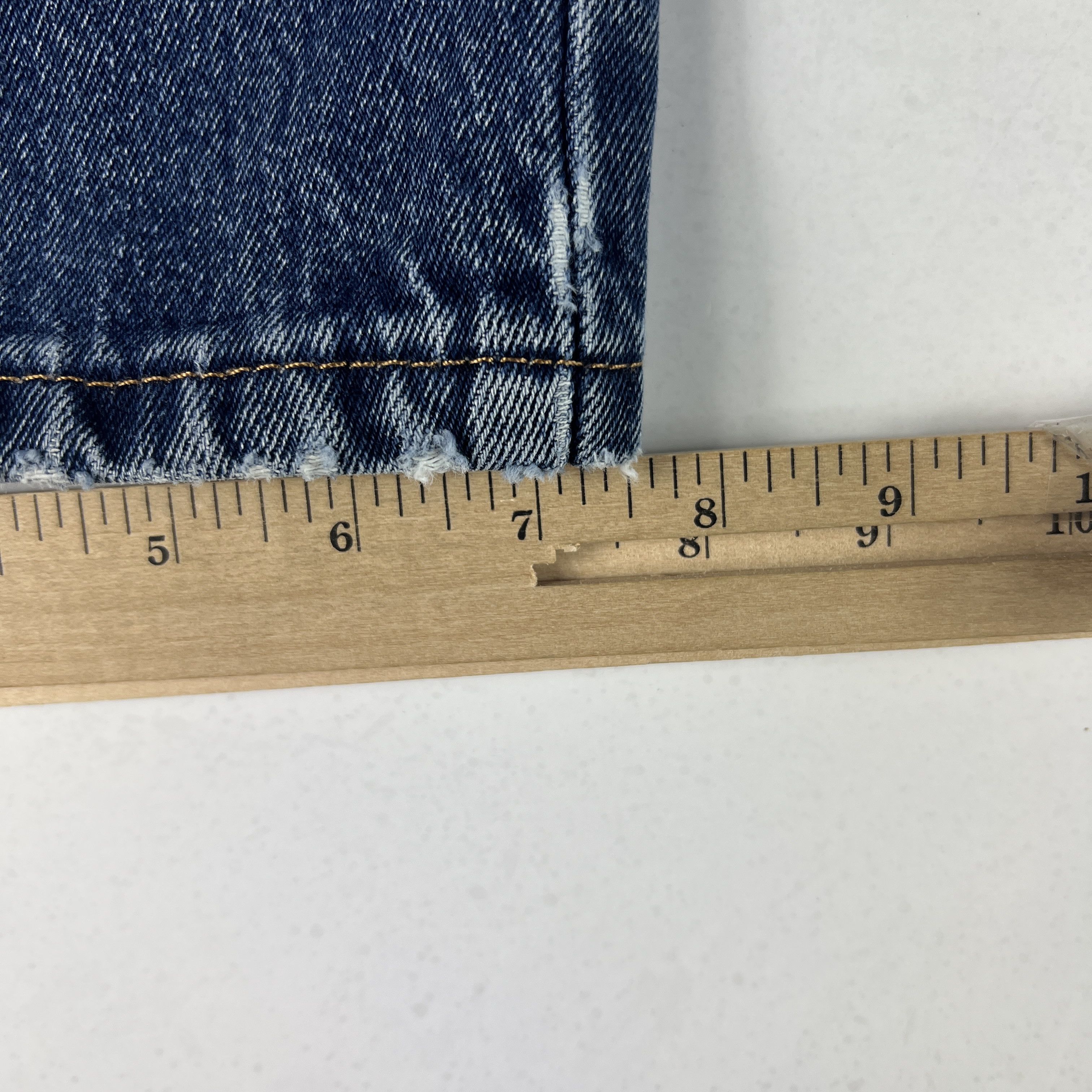 Levi's Levi's Jeans 550 Relaxed Fit Straight Leg Blue Denim Size US 33 - 17 Thumbnail