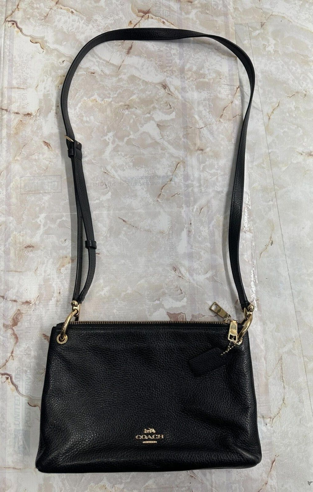 Coach Coach Black Leather Bag A2080-F6645 Size ONE SIZE - 1 Thumbnail