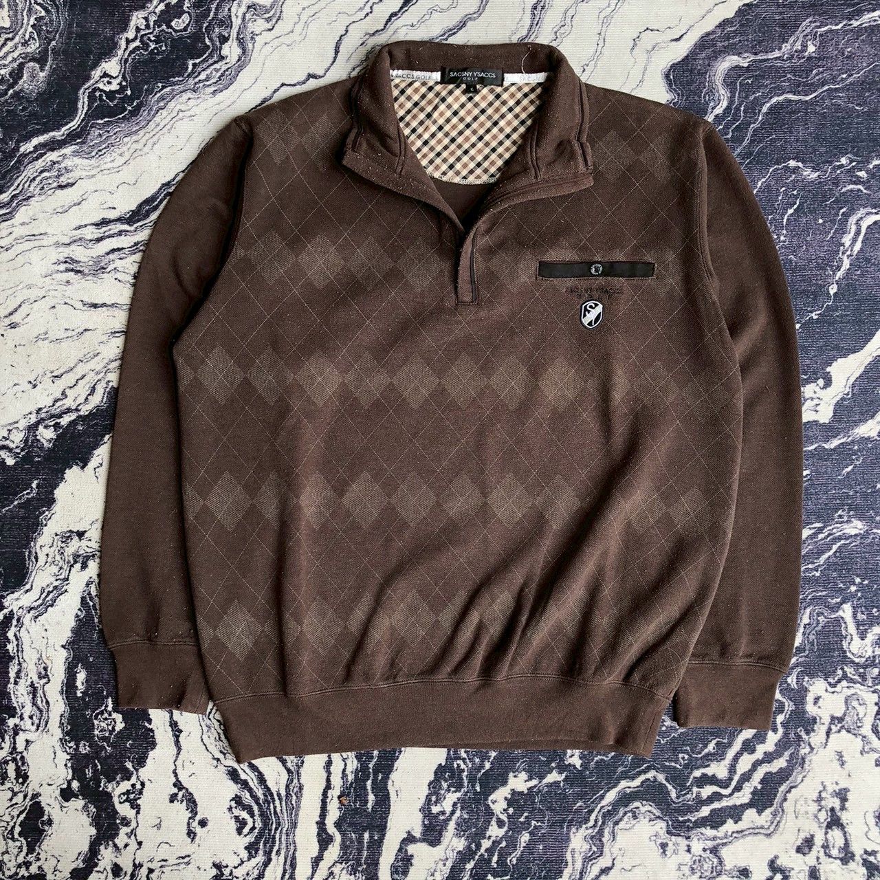 Yohji Yamamoto Vintage Sacsny Y’saccs by Yohji Yamamoto Golf Knit Sweater Size US L / EU 52-54 / 3 - 1 Thumbnail