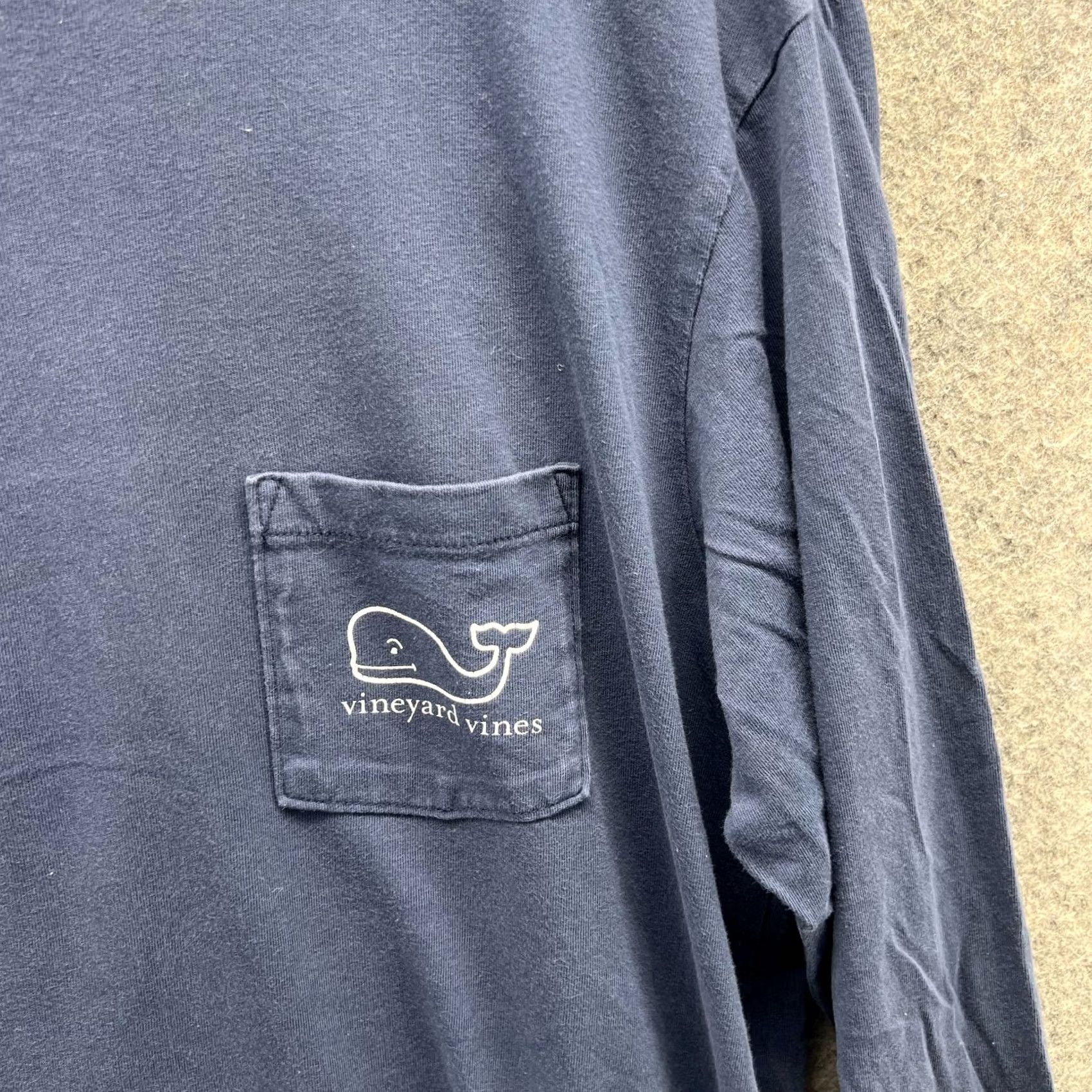 Vineyard Vines Vineyard Vines Shirt Mens Small Blue Long Sleeve Whale Pocket Crewneck Hanukkah Size US S / EU 44-46 / 1 - 6 Thumbnail