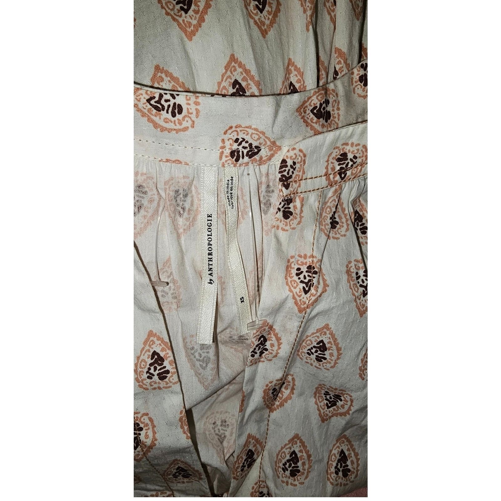 Anthropologie New By Anthropologie Printed Puff-Sleeve Dress $160 X-SMALL Size XS / US 0-2 / IT 36-38 - 8 Thumbnail