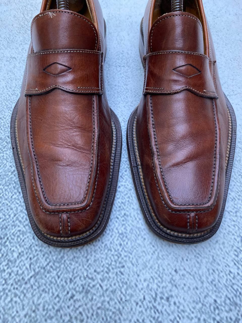 Other Vintage Guidi Prada style Leather Faded Shoes Size US 7 / EU 40 - 5 Thumbnail