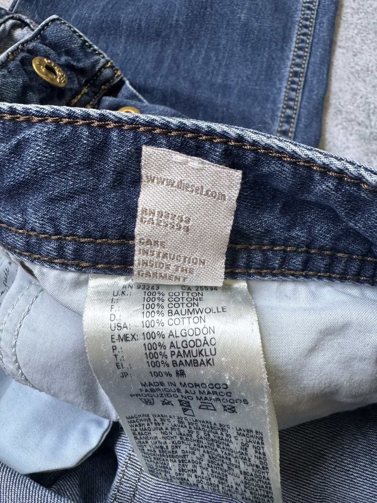 Diesel Vintage Diesel Jeans Avant Garde Size US 36 / EU 52 - 12 Thumbnail