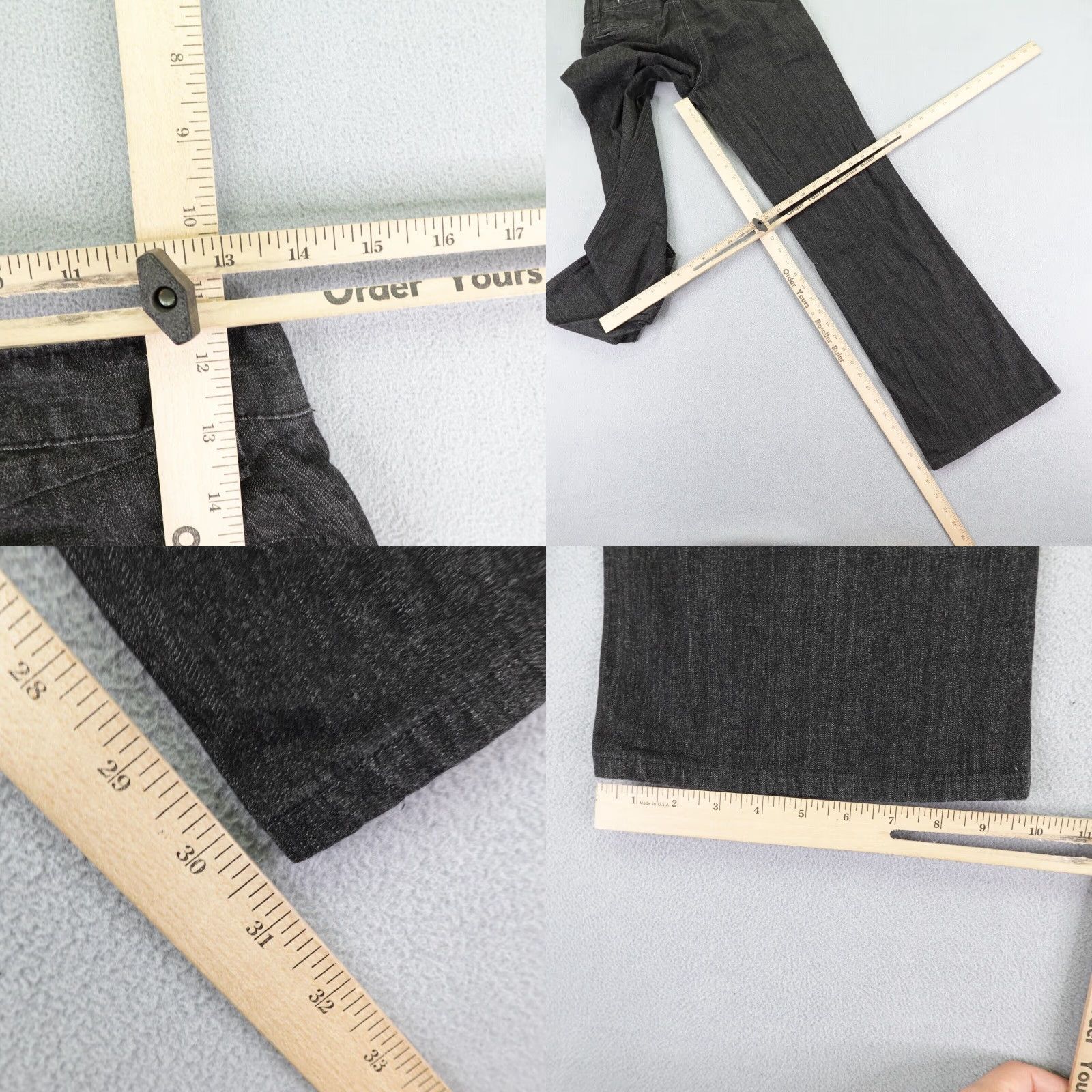 Rag & Bone VINTAGE Rag & Bone Womens Pants Size 6 Black Flared Boot Cut Chino Regular Fit Size 27" / US 4 / IT 40 - 8 Thumbnail