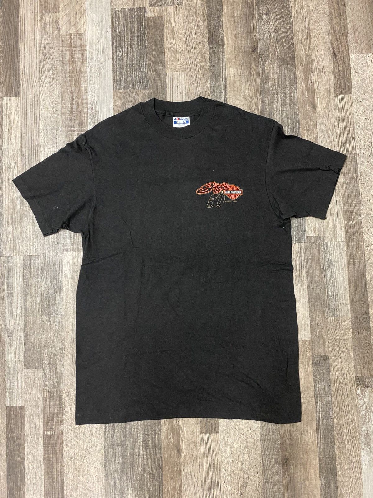 Harley Davidson Vintage 90’s 1990 Harley Davidson Willie G Tee T Shirt Grail Size US L / EU 52-54 / 3 - 1 Thumbnail