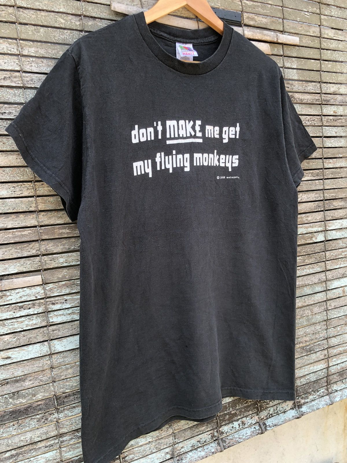Vintage Vintage 90s Wizard Of Oz Sci Fi Film 1998 Metropolis Tee Size US L / EU 52-54 / 3 - 3 Thumbnail