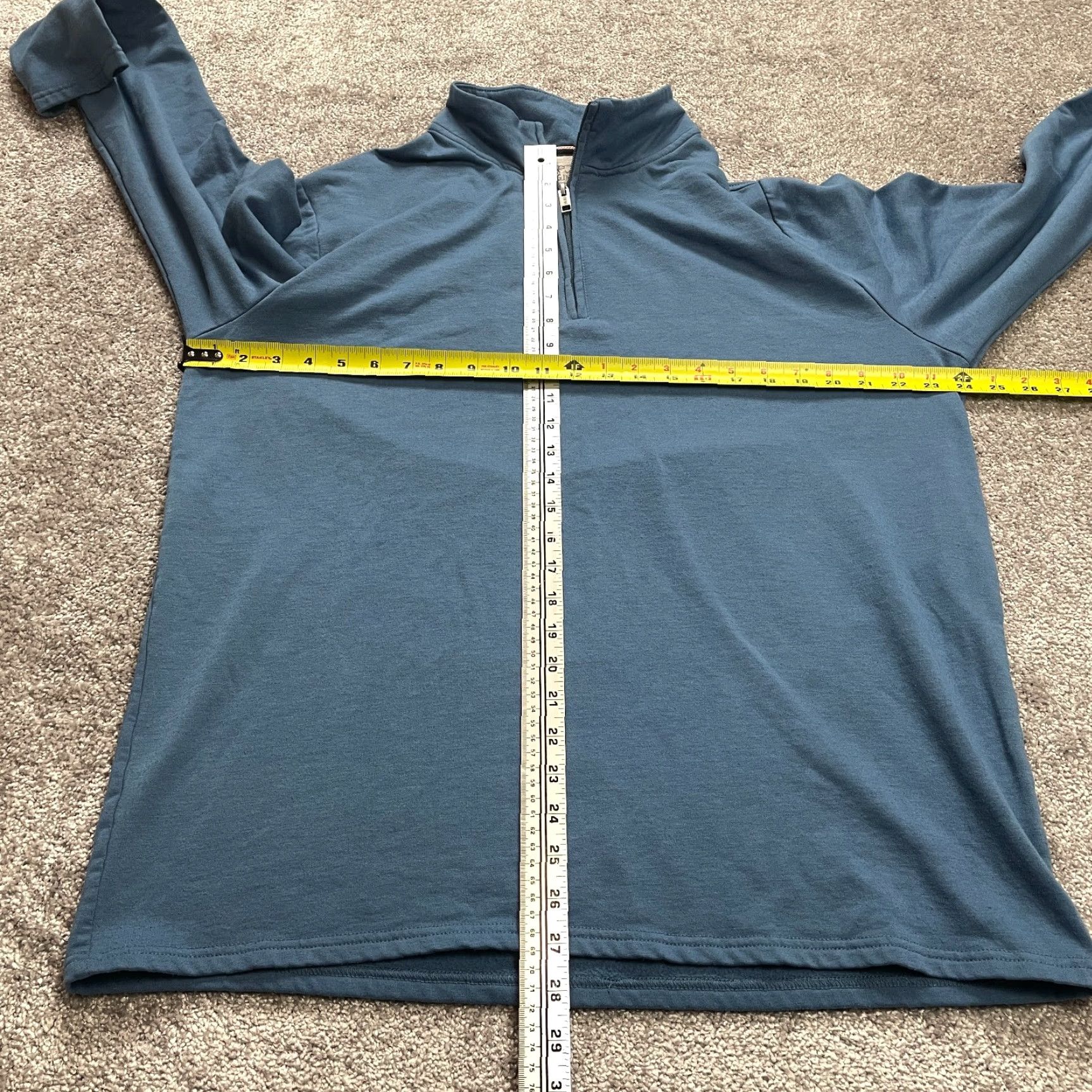 Weatherproof Weatherproof Sweatshirt Jacket Mens XL Blue 1/4 Zip All Seasons - Shirt Size US XL / EU 56 / 4 - 7 Thumbnail