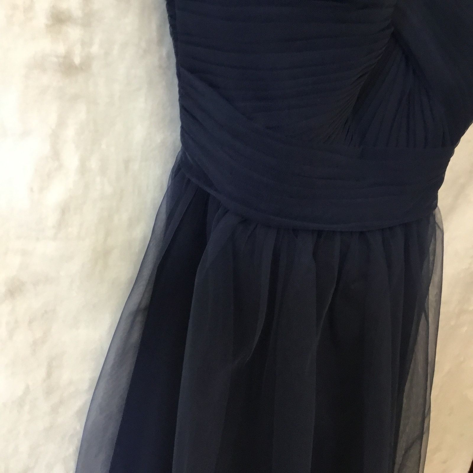 Other David’s Bridal Blue Strapless Tulle Short Dress Size M / US 6-8 / IT 42-44 - 11 Thumbnail