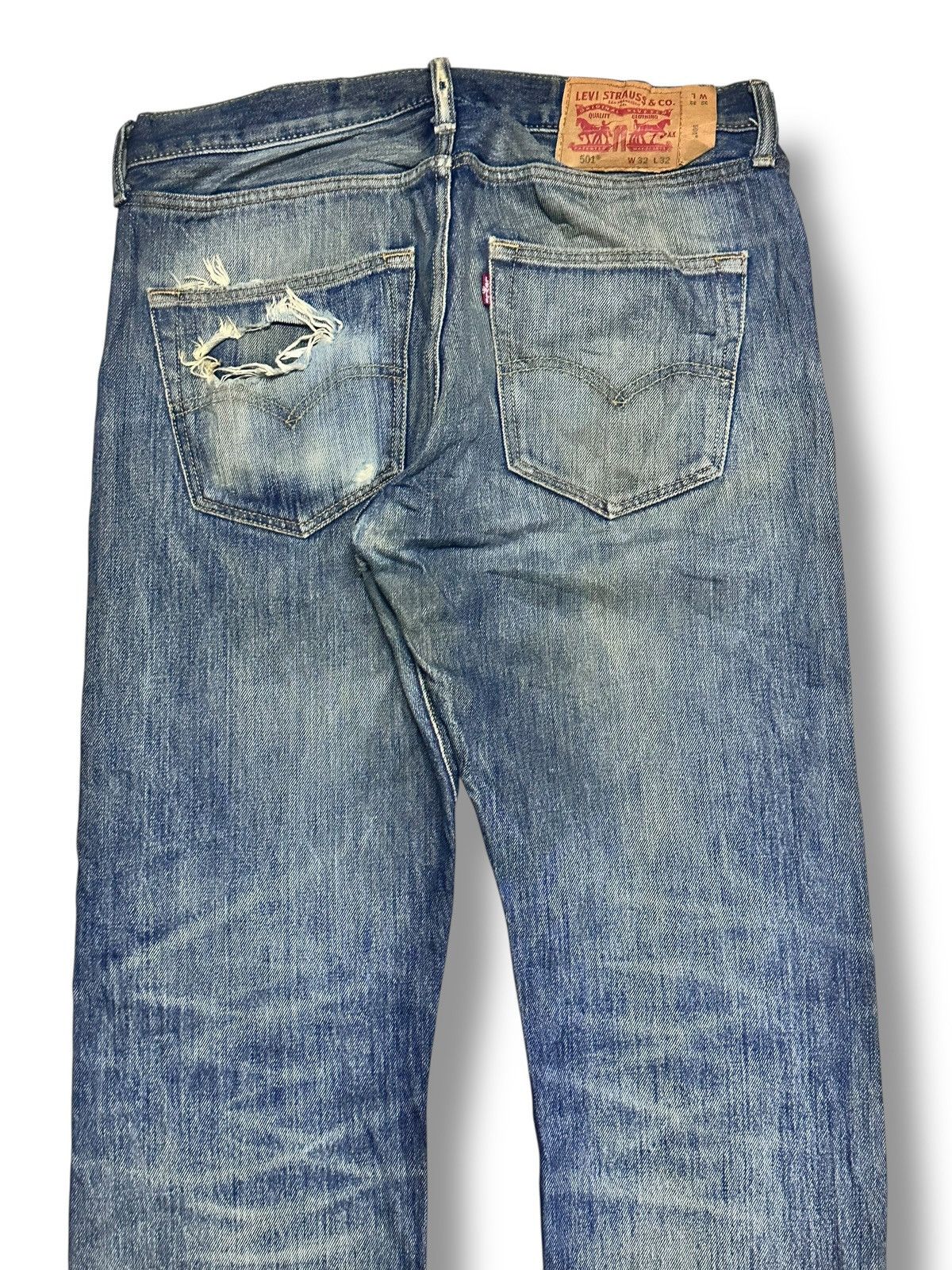 Levi's Levis Straus & Co Straight Loose Style With Faded Wash Size US 33 - 6 Thumbnail