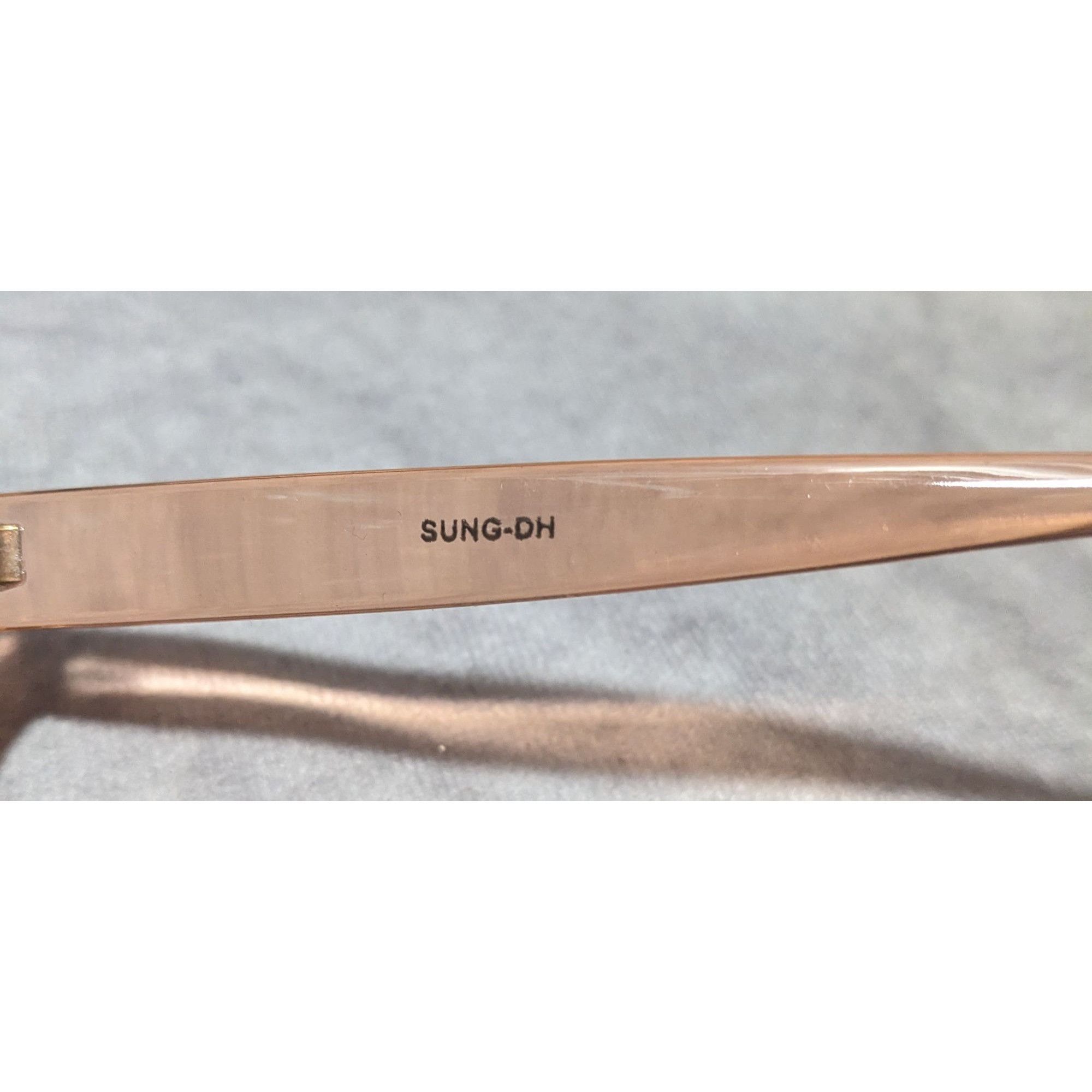 Other Chunky Retro Translucent Peach Sunglasses Size ONE SIZE - 9 Thumbnail