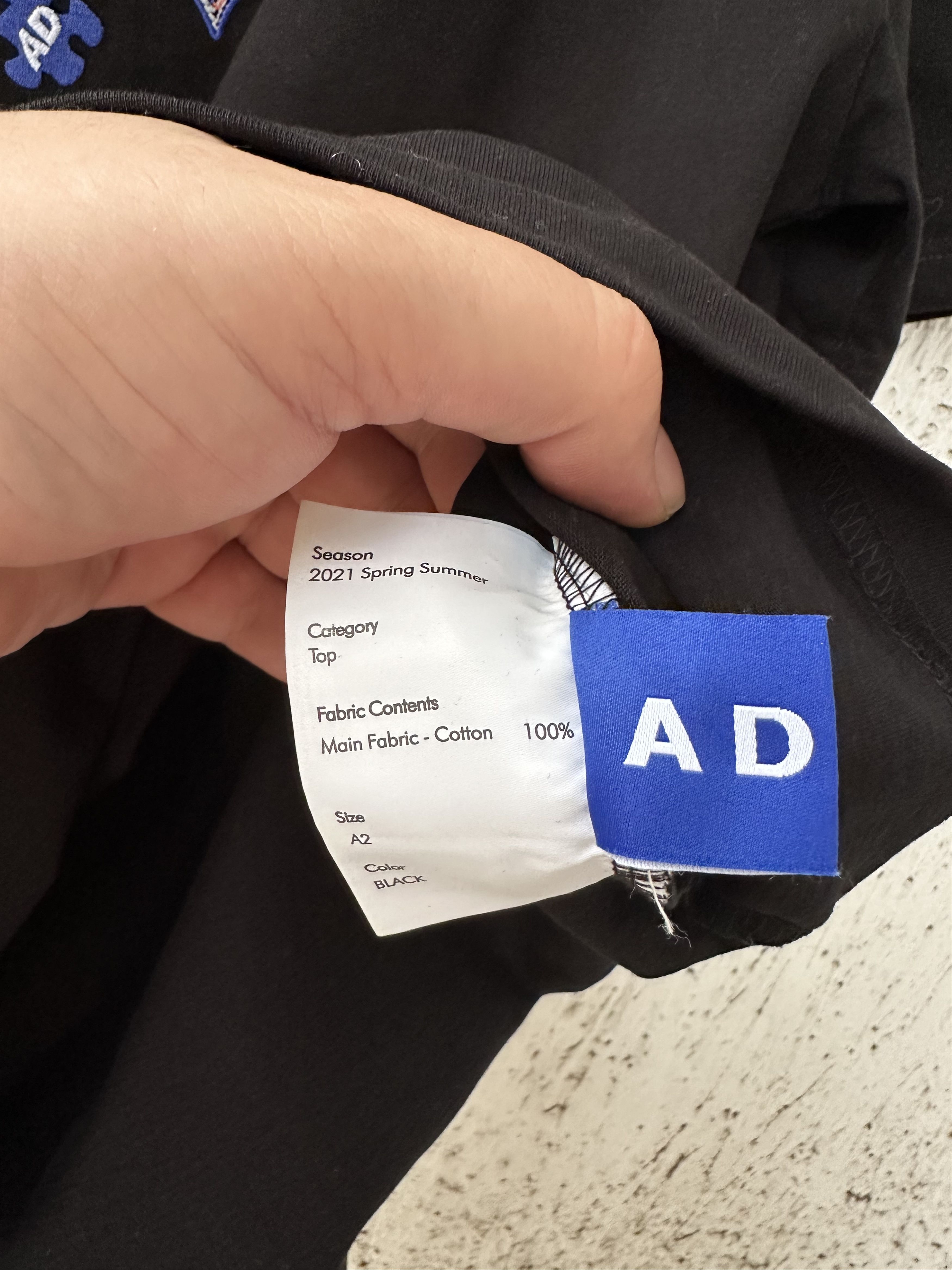 Ader Error SS21 heart embroidered tee Size US M / EU 48-50 / 2 - 4 Thumbnail