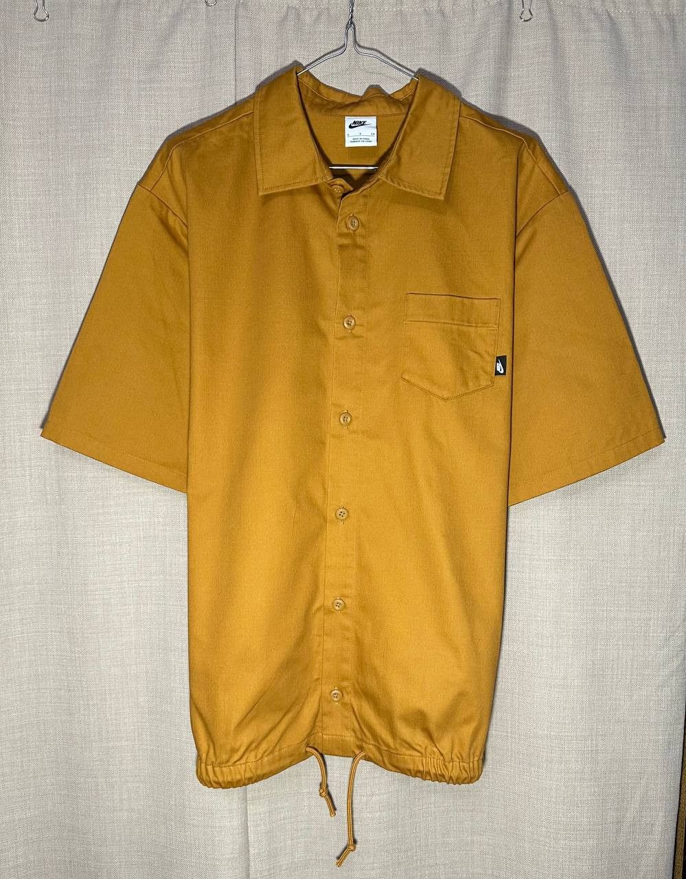Nike Nike Club shirt buttons short sleeve casual cotton mustard Size US S / EU 44-46 / 1 - 1 Thumbnail