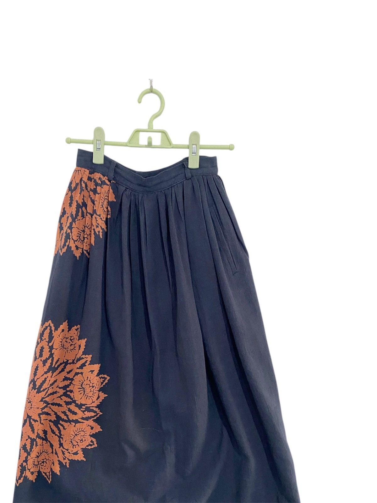 Vintage × Y's × Yohji Yamamoto Vintage Wise Y's Yohji Yamamoto Flower Print Skirt Size 24" / US 00 / IT 34 - 5 Thumbnail
