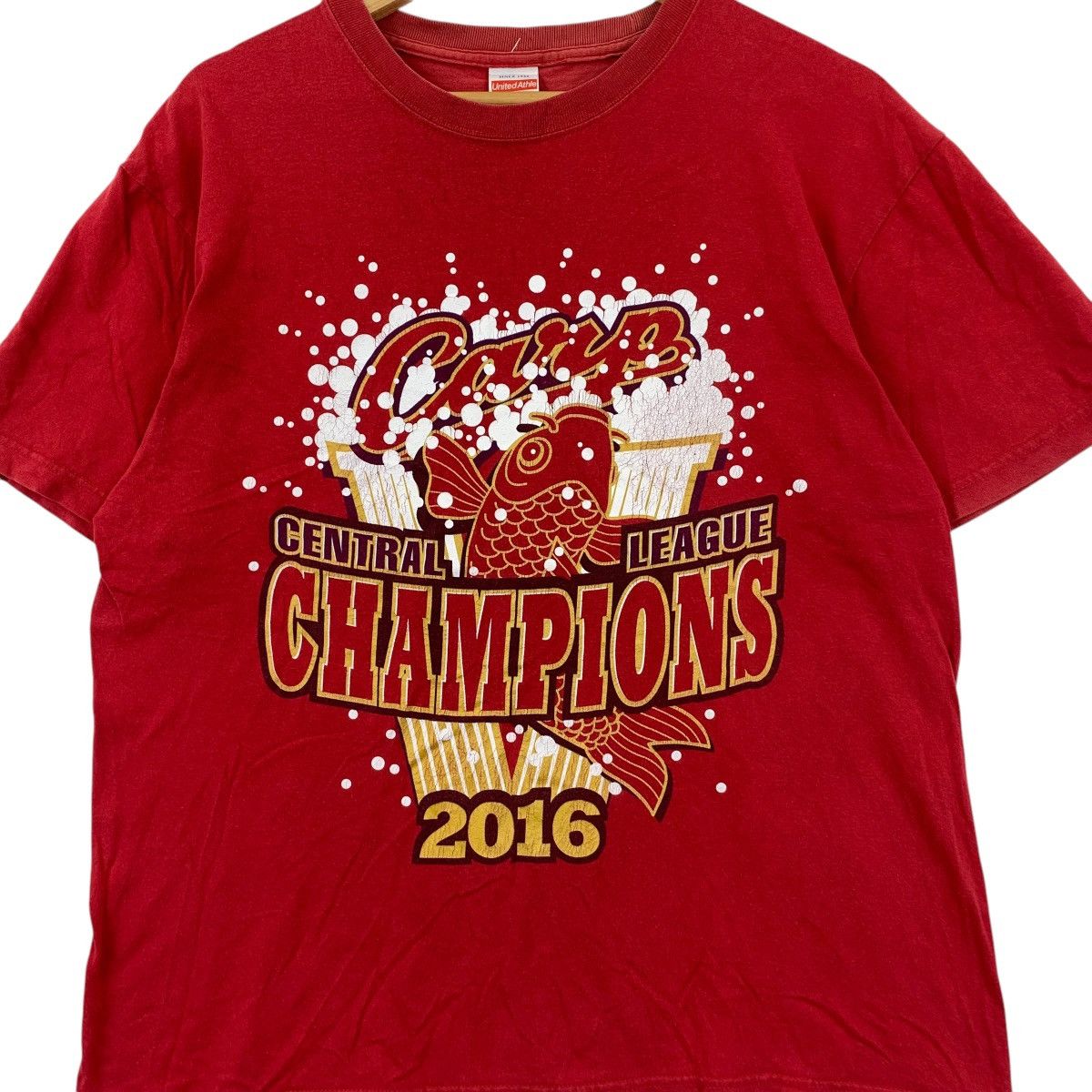 Vintage CARP CENTRAL LEAGUE CHAMPIONS 2016 Tee Shirt Top Japan Size US L / EU 52-54 / 3 - 3 Thumbnail