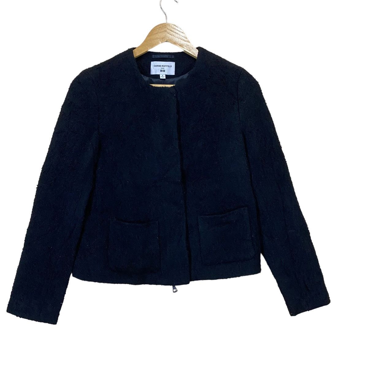 Japanese Brand Carine Roiftend Paris Zipper Cropped Jacket Size S / US 4 / IT 40 - 1 Thumbnail