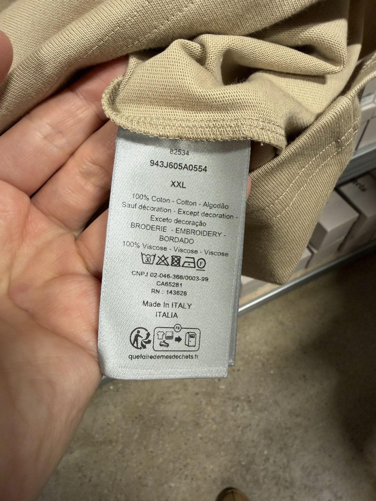 Dior Dior CD Icon T-Shirt NEW 750$ Size US XXL / EU 58 / 5 - 4 Thumbnail