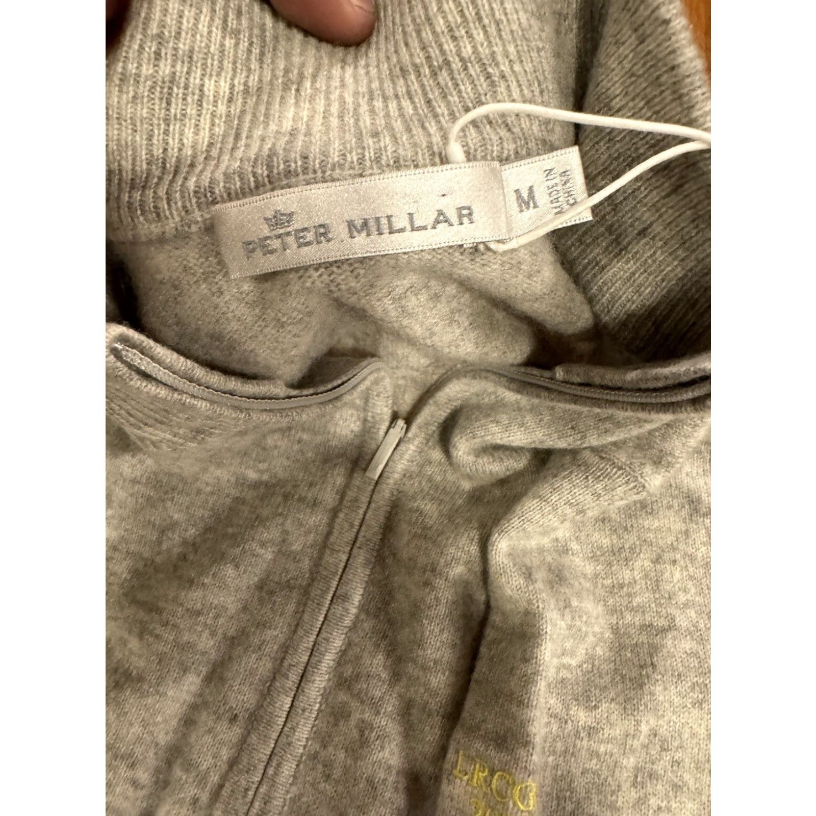 Peter Millar Peter Millar Women's 1/2 Zip Lightweight Cashmere Sweater Sz M Golf Size M / US 6-8 / IT 42-44 - 7 Thumbnail