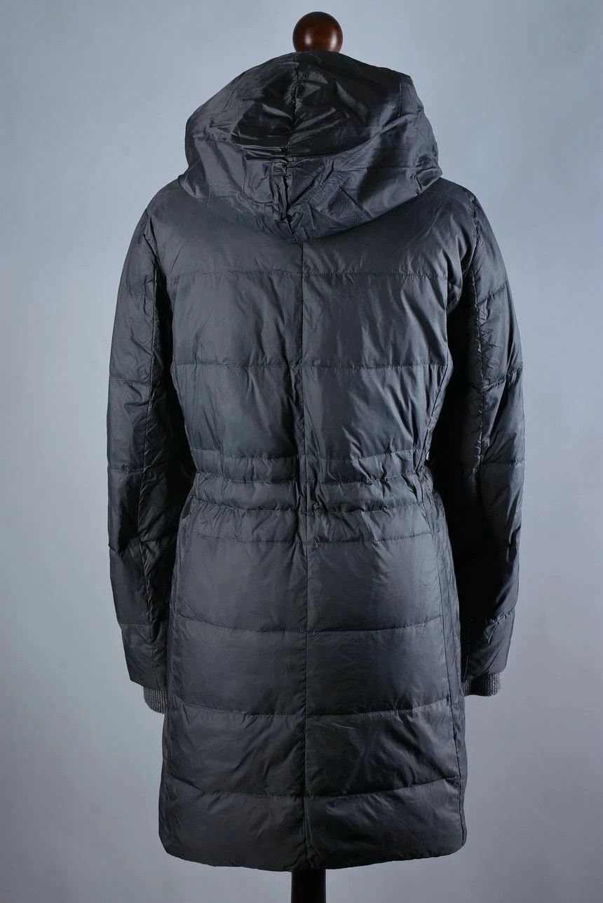 Other Women's Lorena Antoniazzi Down Padded Wool Knit Hooded Coat Size L / US 10 / IT 46 - 3 Thumbnail