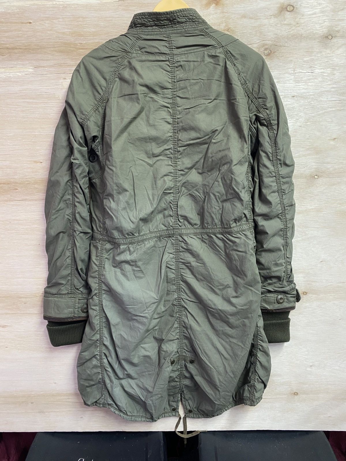GOA GOA mid-length olive green military-style jacket Size US M / EU 48-50 / 2 - 8 Thumbnail