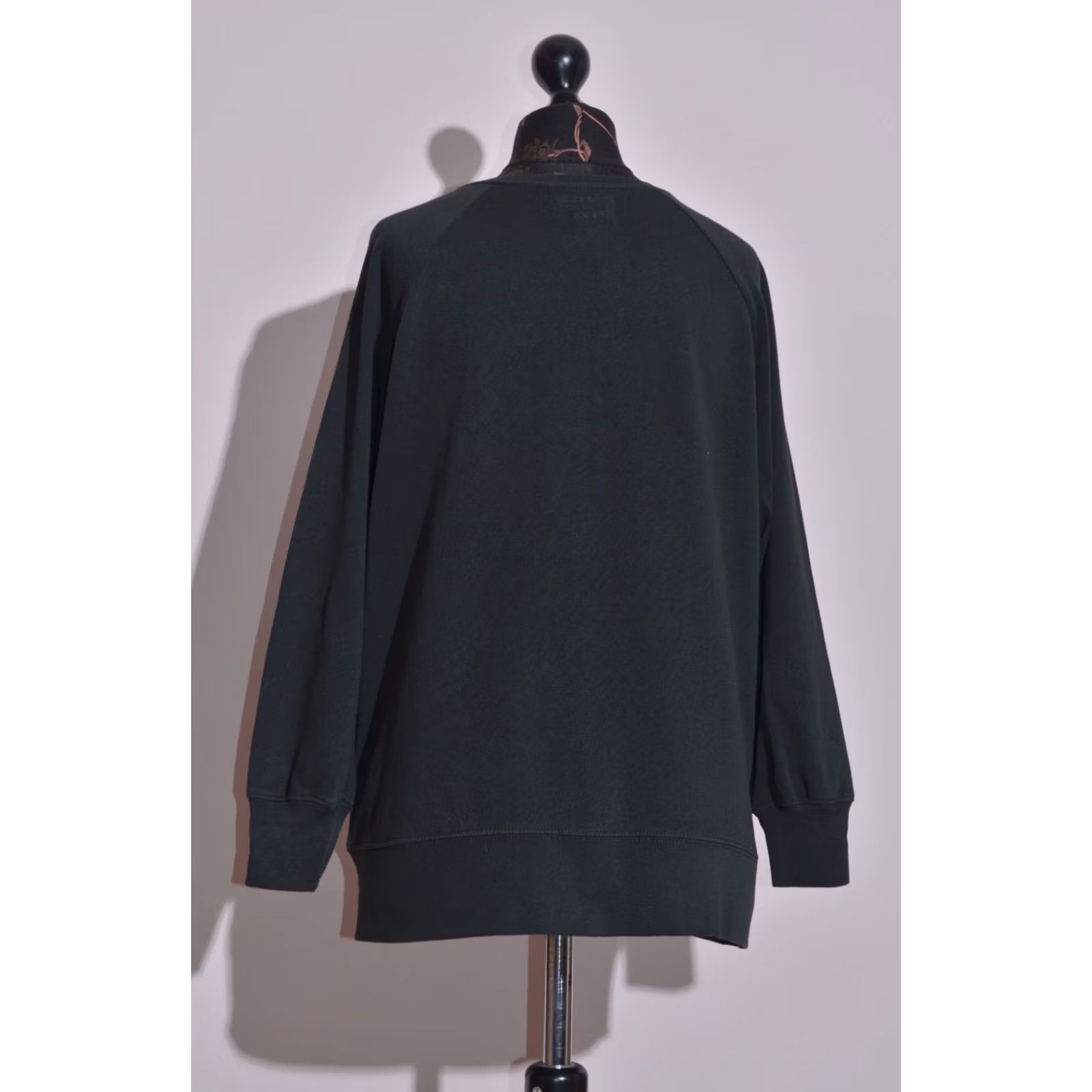 Vintage Denim & Supply Ralph Lauren Black Sweatshirt Bull Skull Women's XL Boho Western Pullover Jumper Shirt Size XL / US 12-14 / IT 48-50 - 4 Thumbnail
