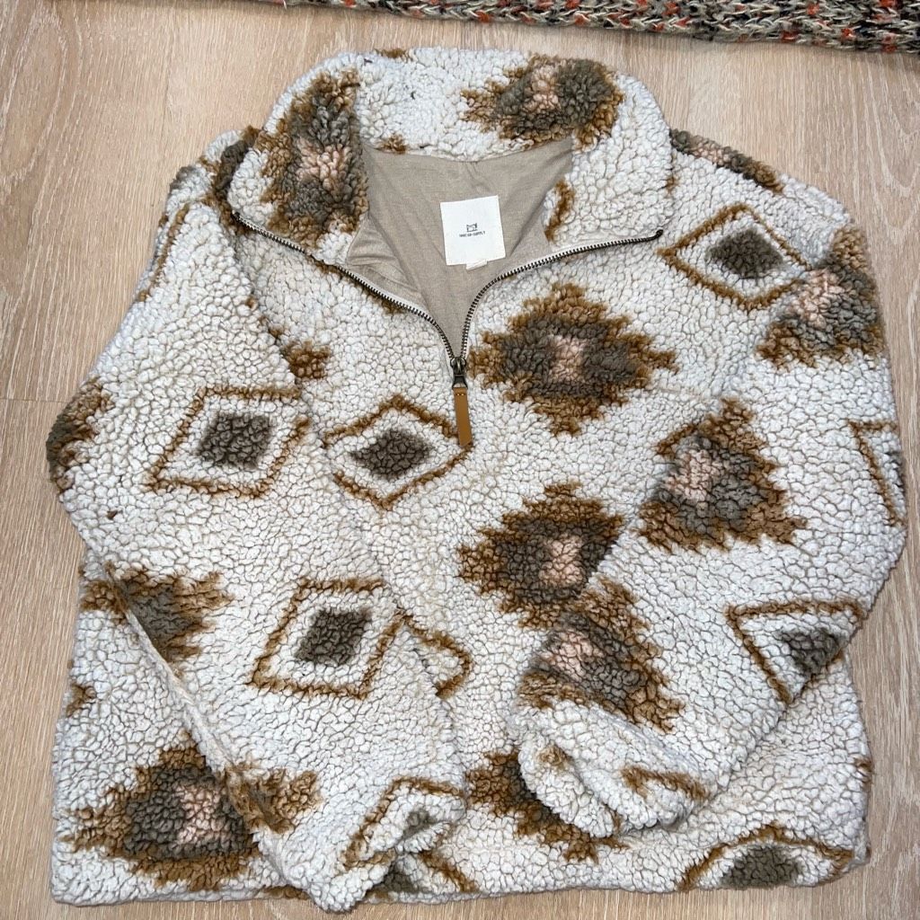 Other Thread & Supply, Mojave Desert Sherpa Long Sleeve Pullover, Size XS / US 0-2 / IT 36-38 - 3 Thumbnail