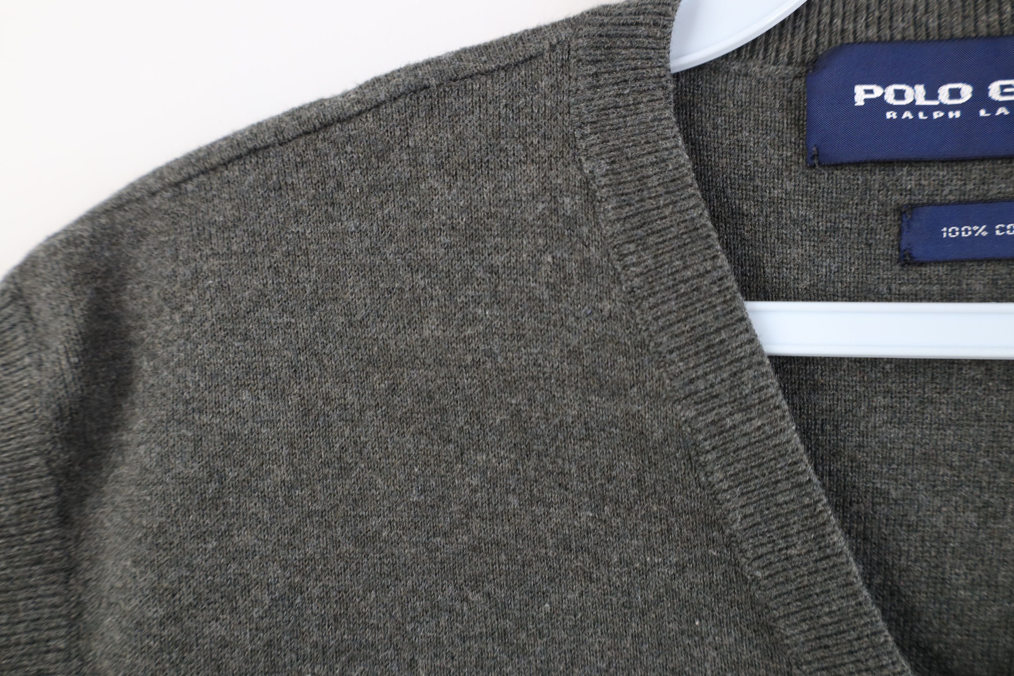 Polo Ralph Lauren Vintage 90s Y2K Polo Golf Ralph Lauren Sweater Vest Gray Size US L / EU 52-54 / 3 - 6 Thumbnail