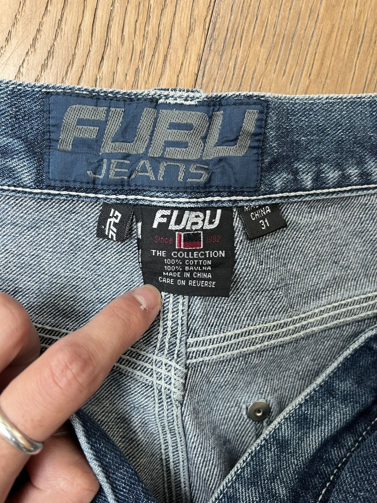 Fubu Jorts Fubu y2k Shorts Jeans Denim Size US 31 - 7 Thumbnail