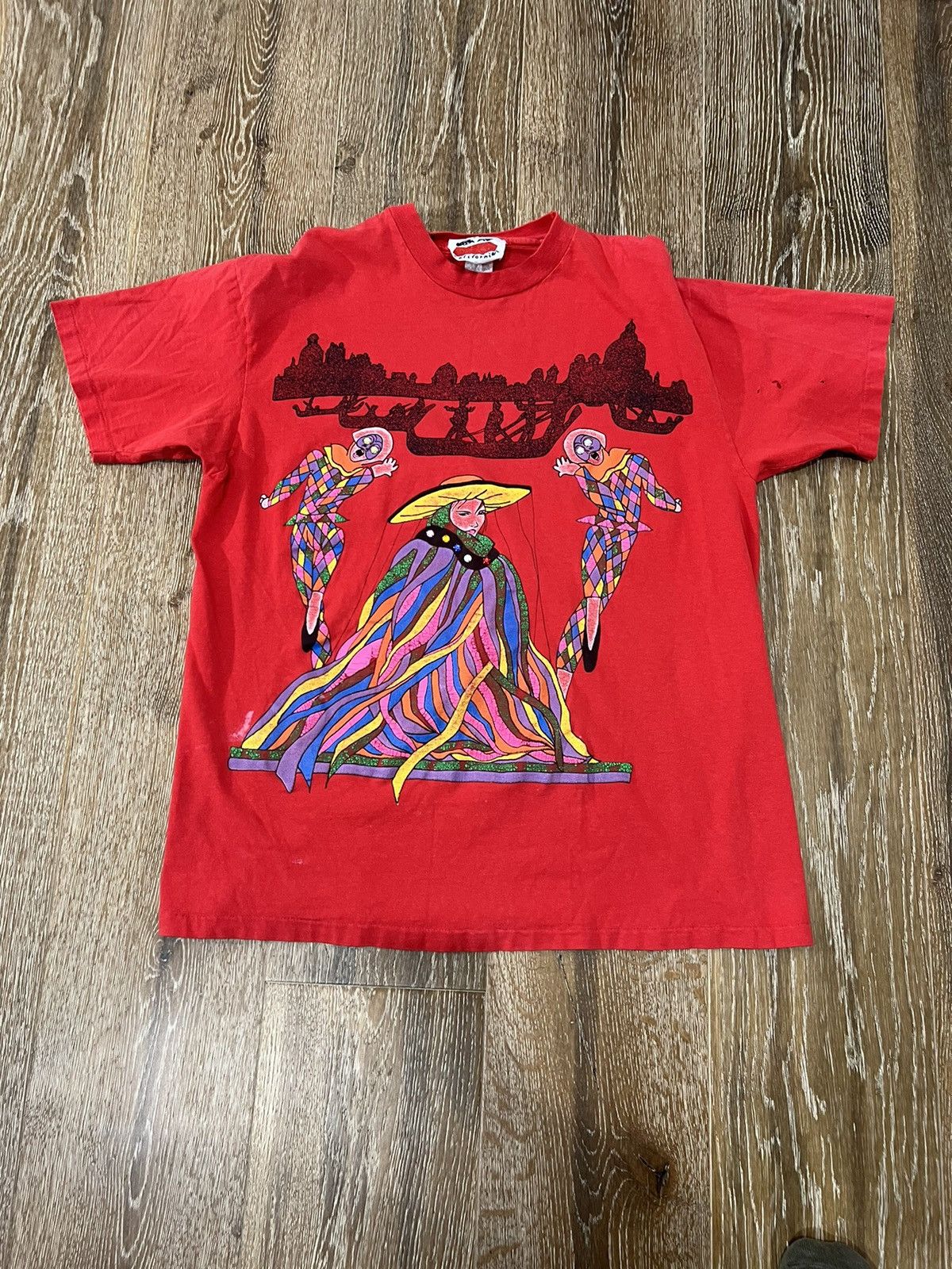 Vintage Vintage eyes on california art tee Size US L / EU 52-54 / 3 - 1 Thumbnail