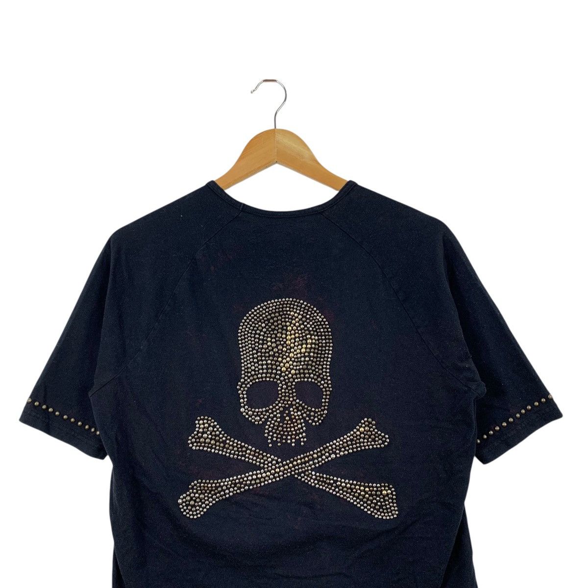 Vintage Vintage ROEN SKULL Love And Peace Japanese Brand Tshirt Size US S / EU 44-46 / 1 - 2 Thumbnail