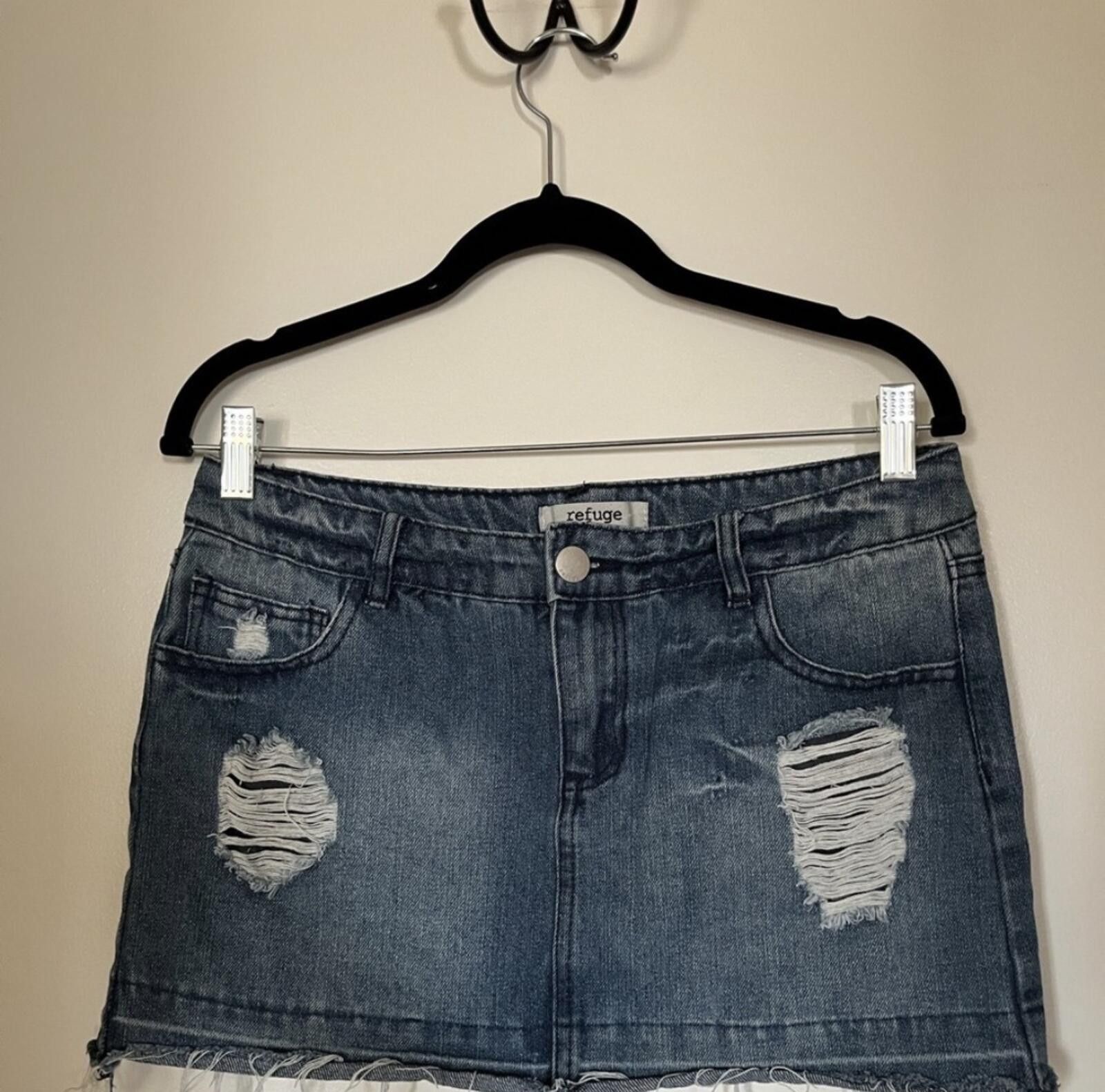 Other Refuge distressed skirt Size 32" / US 10 / IT 46 - 2 Thumbnail