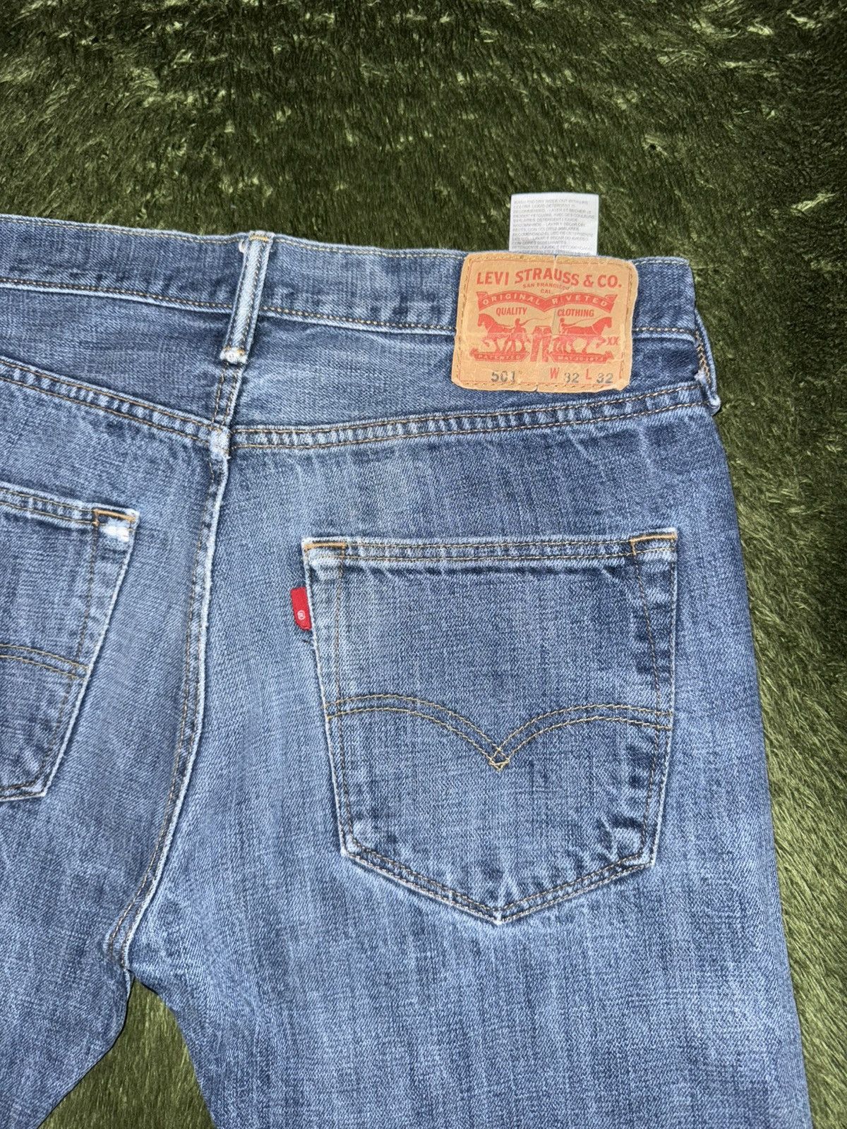 Levi's [W32/L32] Levi’s 501 Blank Tab Vintage Washed Denim Pants Size US 32 / EU 48 - 10 Thumbnail