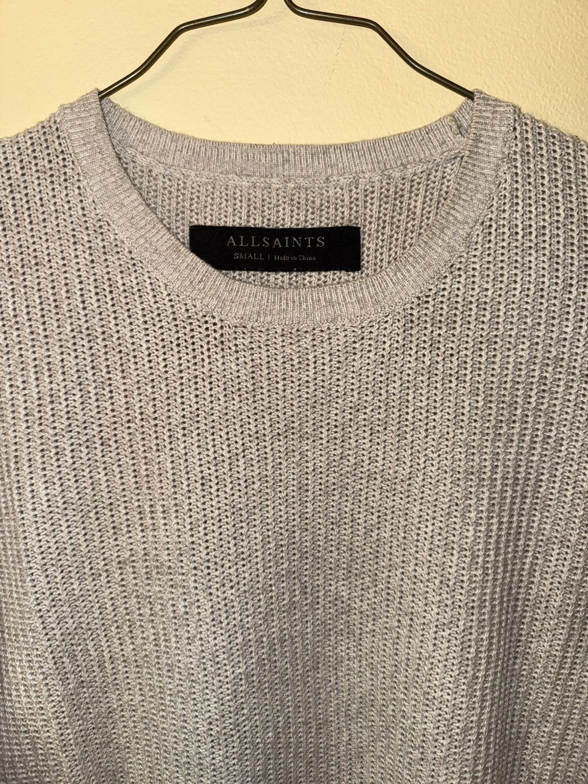 Allsaints Allaints Men’s Metz LS Crew Sweater, Small Size US S / EU 44-46 / 1 - 2 Thumbnail