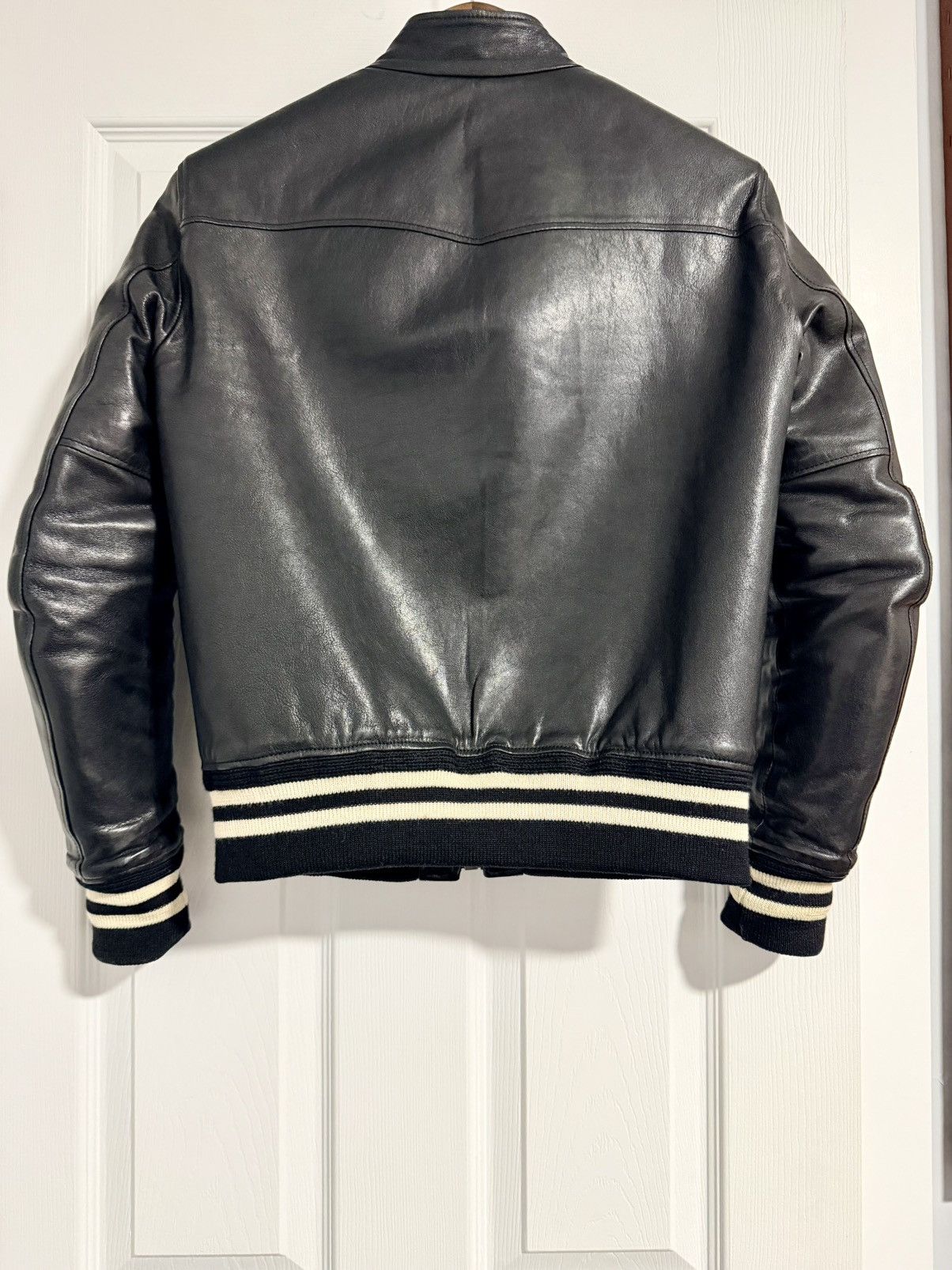Saint Laurent Paris Saint Laurent Reversible Leather Shearling Bomber SAMPLE Size US XS / EU 42 / 0 - 4 Thumbnail