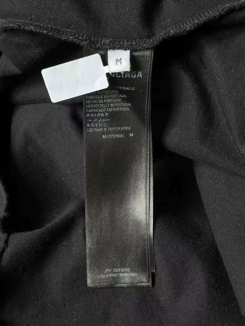 Balenciaga Balenciaga SS23 Black Graffiti Short Sleeve Size US M / EU 48-50 / 2 - 4 Thumbnail