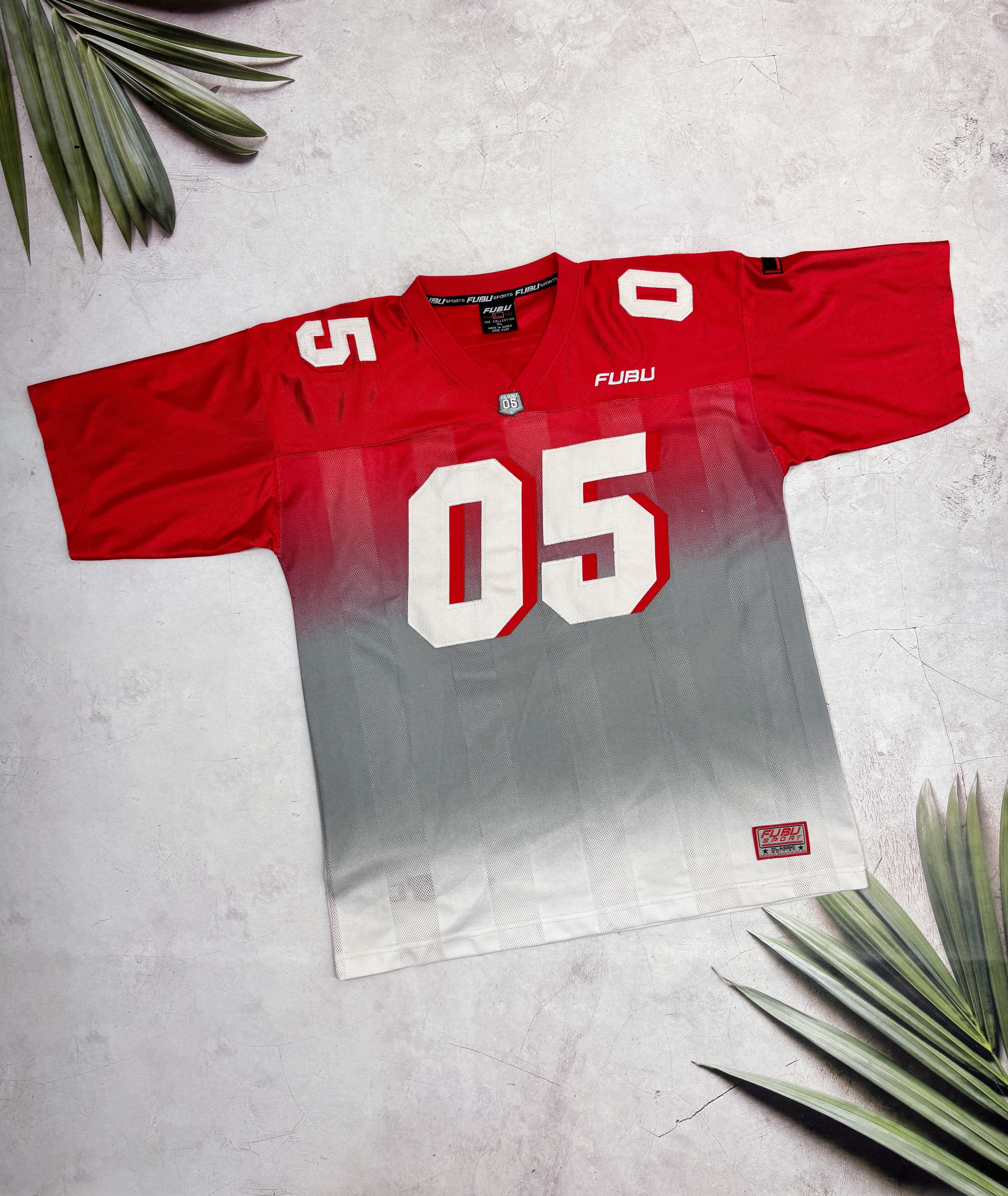 Fubu Vintage FUBU Jersey T-Shirt #05 Hip Hop Rap Striped Size US XL / EU 56 / 4 - 3 Thumbnail